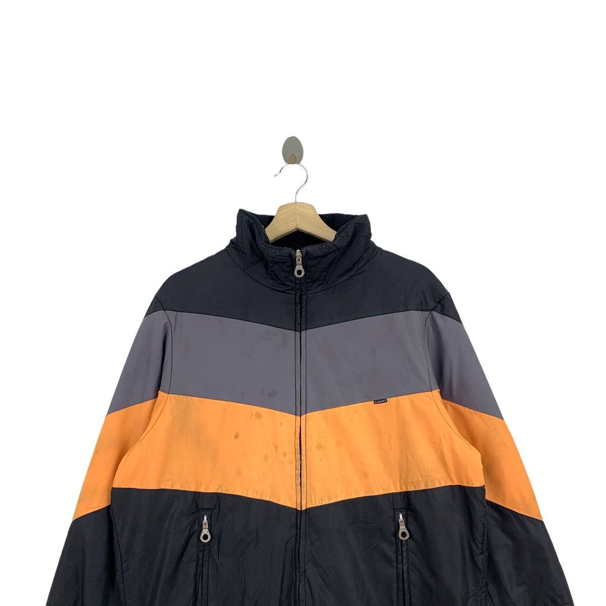Tommy Hilfiger TOMMY HILFIGER Casualwear Small Logo Zipper Bomber Jacket Size US S / EU 44-46 / 1 - 4 Thumbnail
