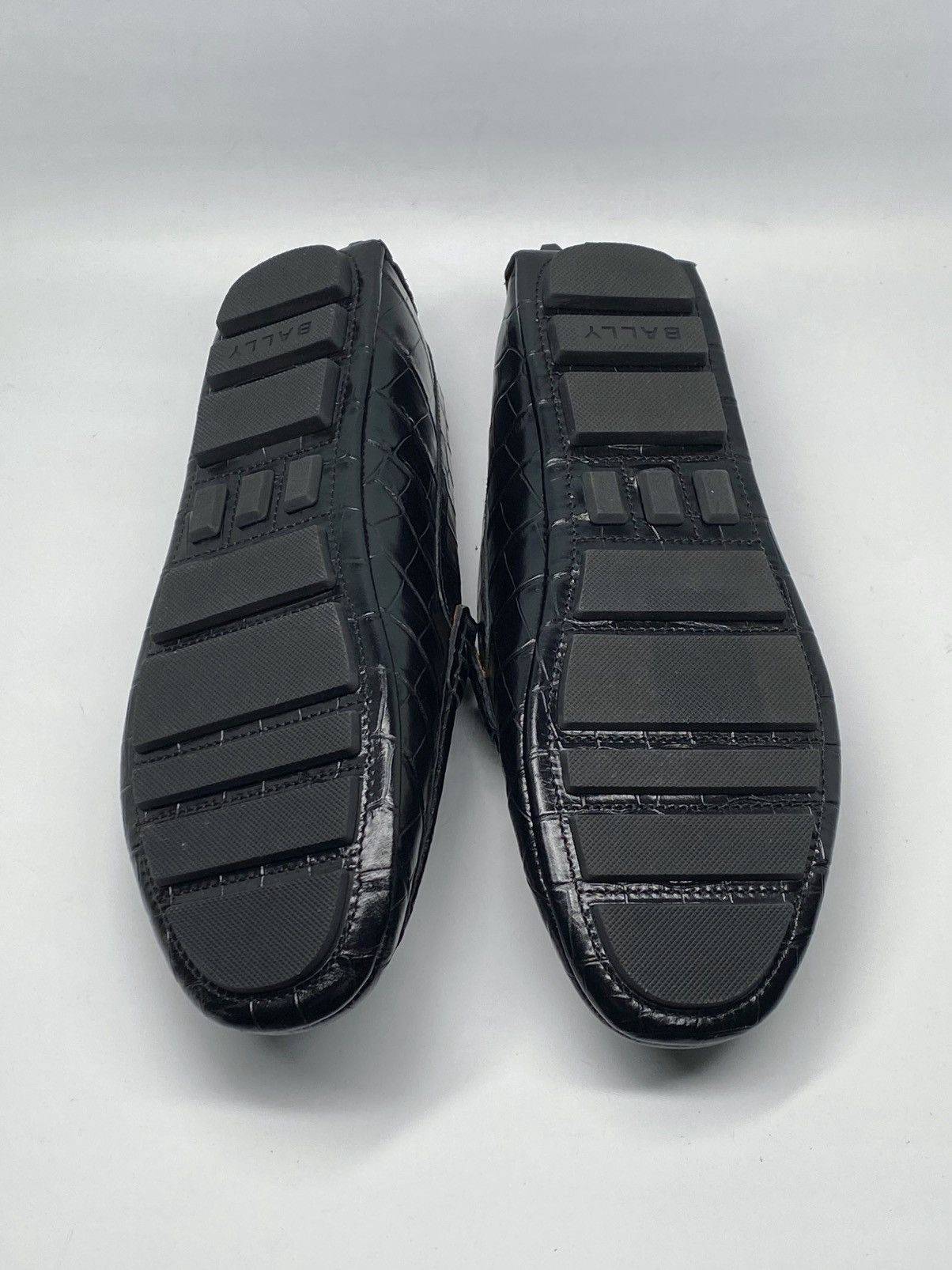 Bally Bally Keeper Croc-Embossed Leather Driving Loafers size 8.5 Size US 8.5 / EU 41-42 - 12 Thumbnail