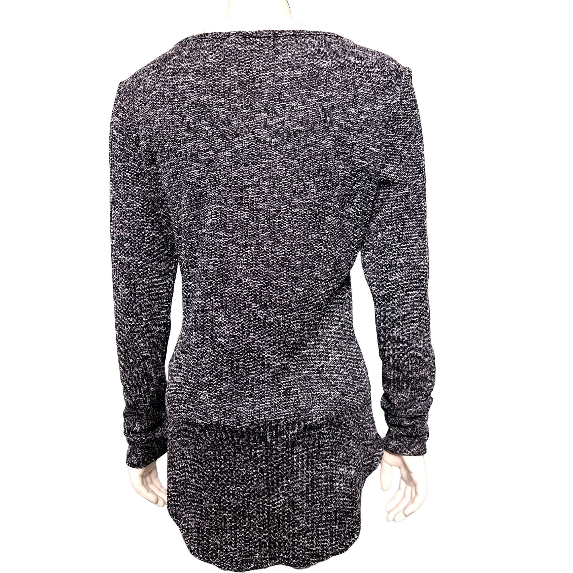 Almost Famous Almost Famous Black White Knit Strappy Front V Neck Thin Swe Size L / US 10 / IT 46 - 3 Thumbnail