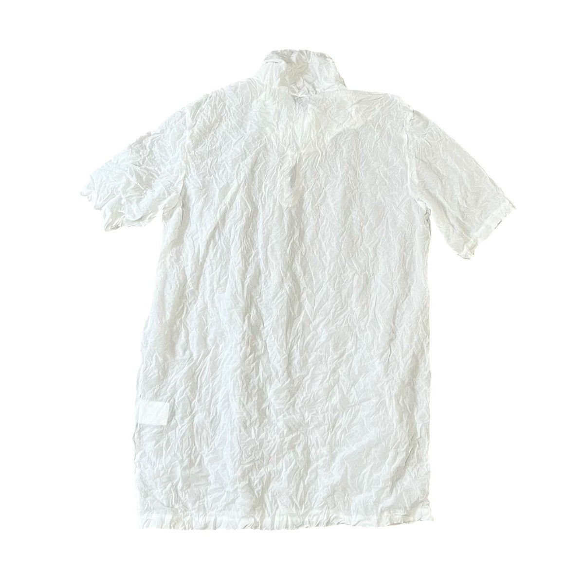 Homme Plisse Issey Miyake TAX FREE 🇺🇸 Vintage Issey miyake crumpled sheer polo Size US S / EU 44-46 / 1 - 6 Thumbnail