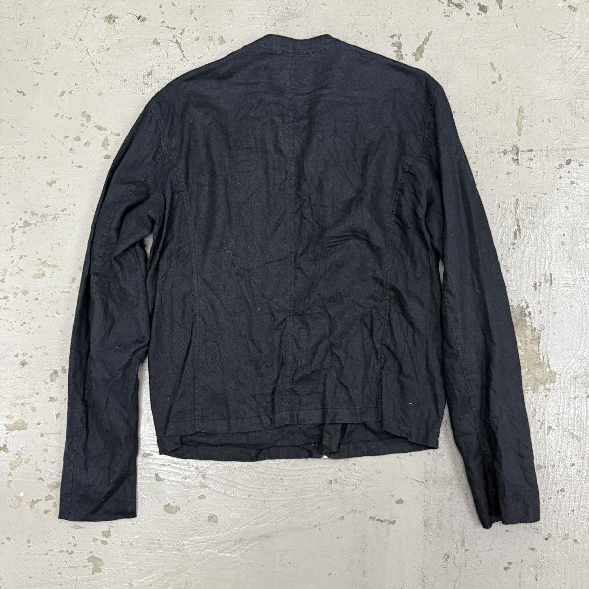 Japanese Brand Blank NYC Black Out Woven Moto Jacket Zara Size US L / EU 52-54 / 3 - 8 Thumbnail