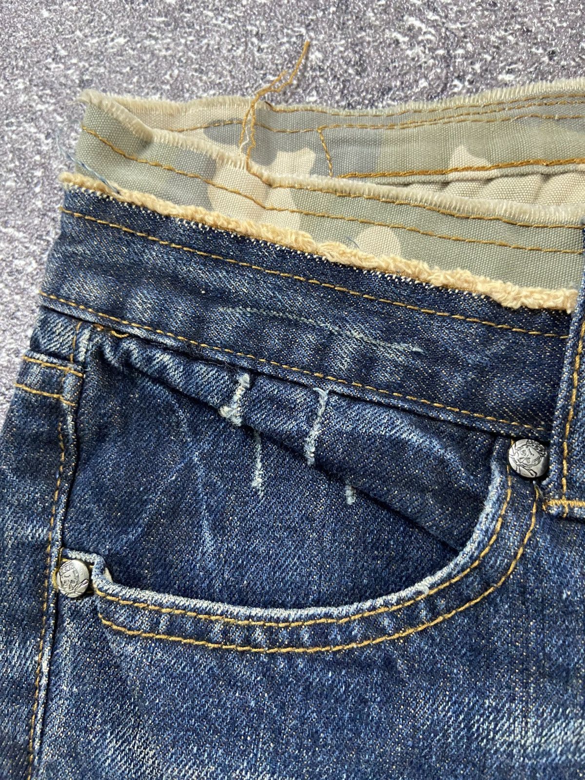 Designer × Japanese Brand Japanese brand double waist denim Size US 32 / EU 48 - 5 Thumbnail