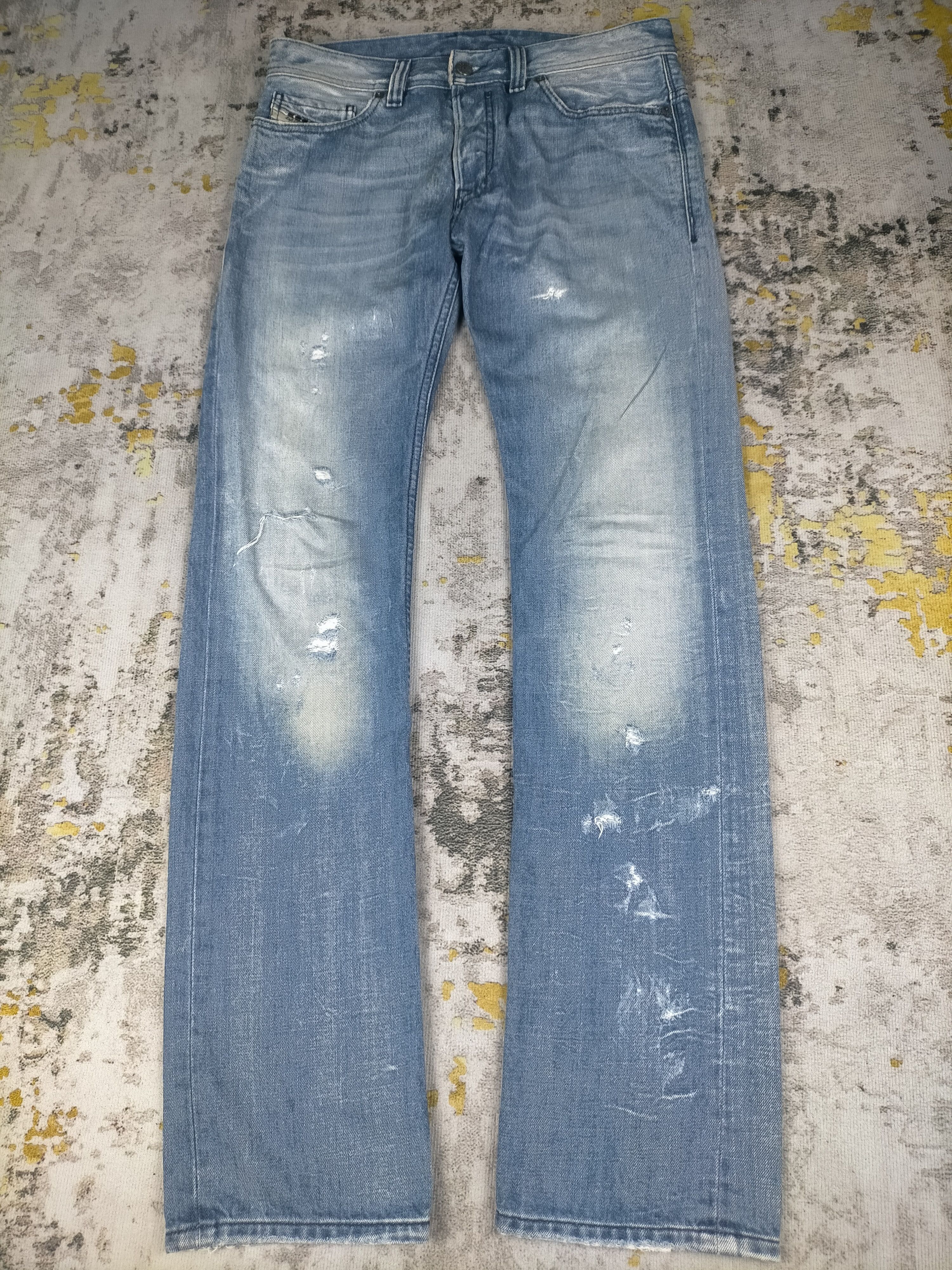 Tornado Mart Diesel Safado Distressed Mudwash Thrashed Jeans Size US 32 / EU 48 - 2 Thumbnail