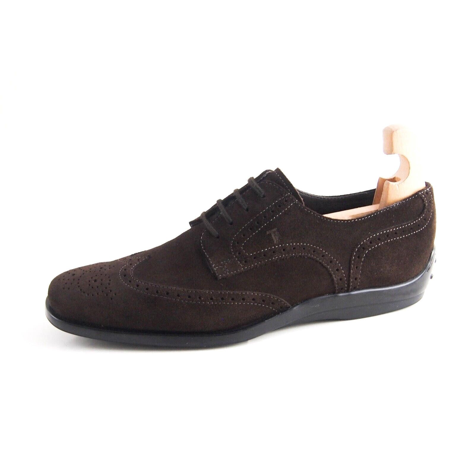 Tod's TOD's Wingtip Brogues Brown Suede Mens Size EU 42.5 US 9.5 Size US 9.5 / EU 42-43 - 1 Thumbnail