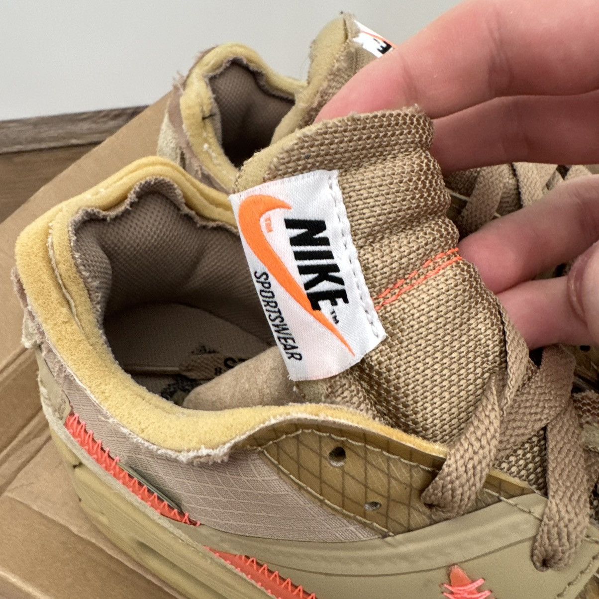 Nike × Off-White Nike Air Max 90 Off-White Desert Ore Size US 8 / EU 41 - 7 Thumbnail