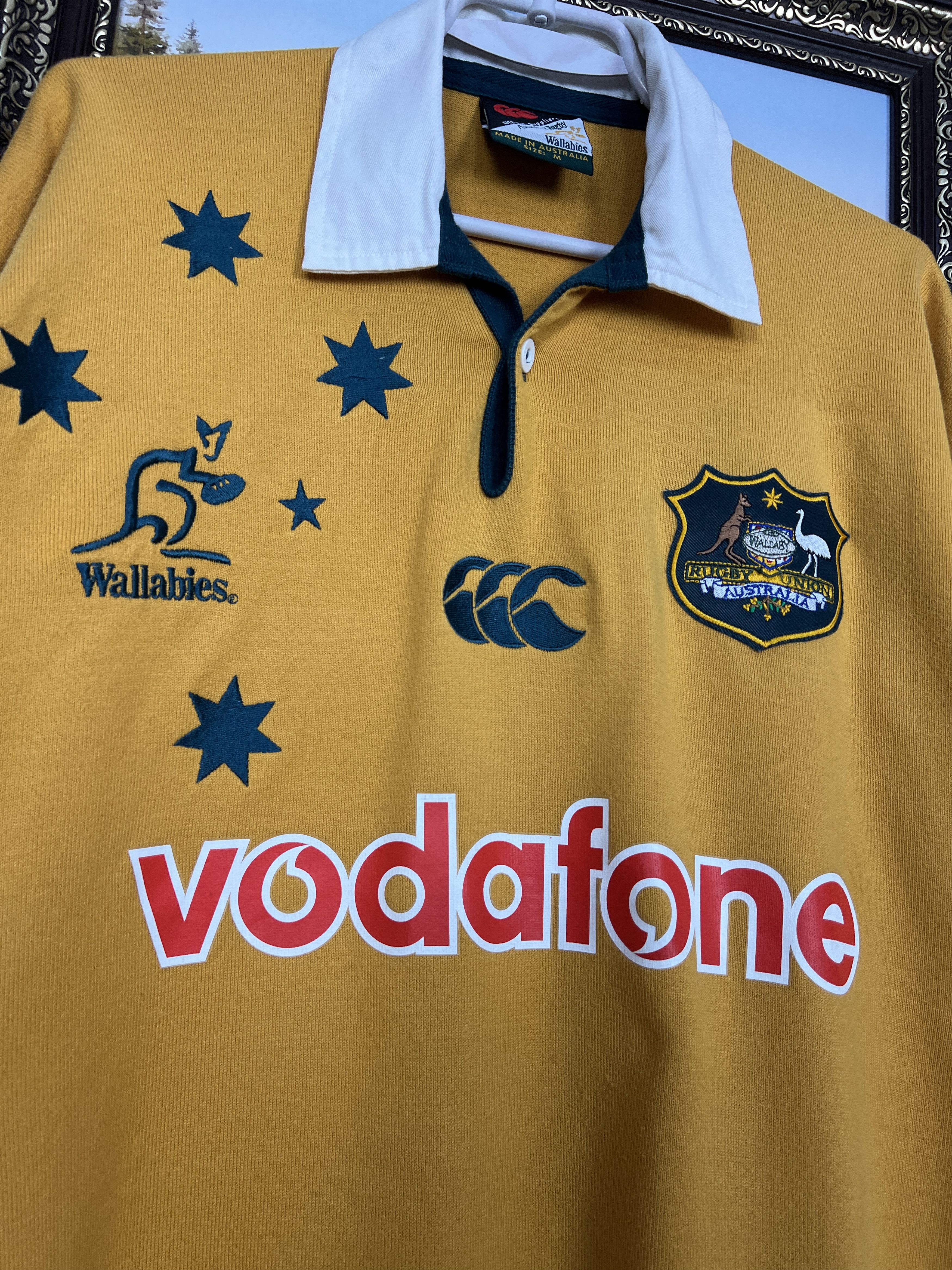 Canterbury of New Zealand Vintage Canterbury Australia Rugby Union Jersey Trikot Shirt Size US M / EU 48-50 / 2 - 3 Thumbnail