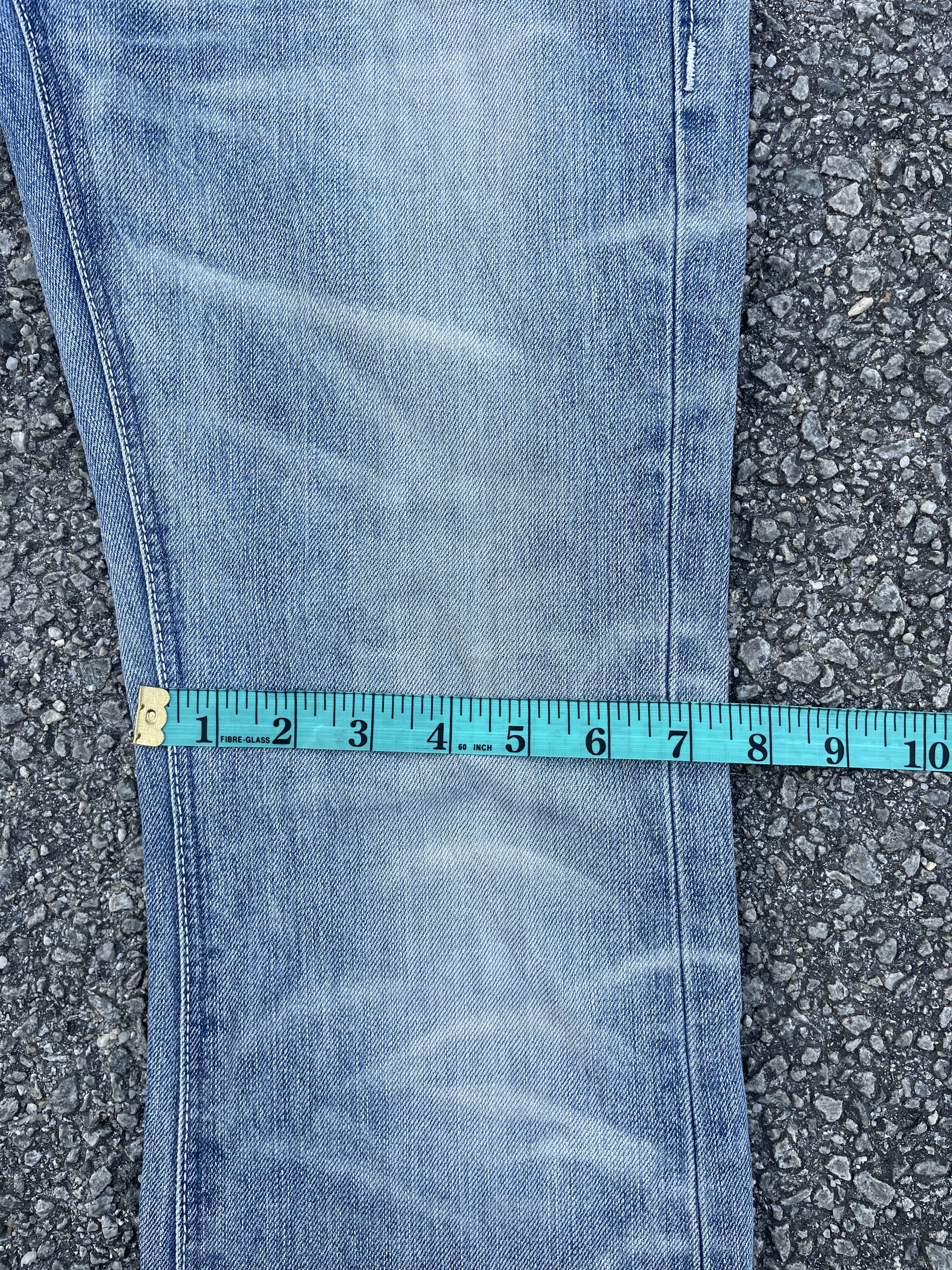 Le Grande Bleu (L.G.B.) Murder License Flare Low Rise Jeans Blue faded of the day Size US 32 / EU 48 - 13 Thumbnail
