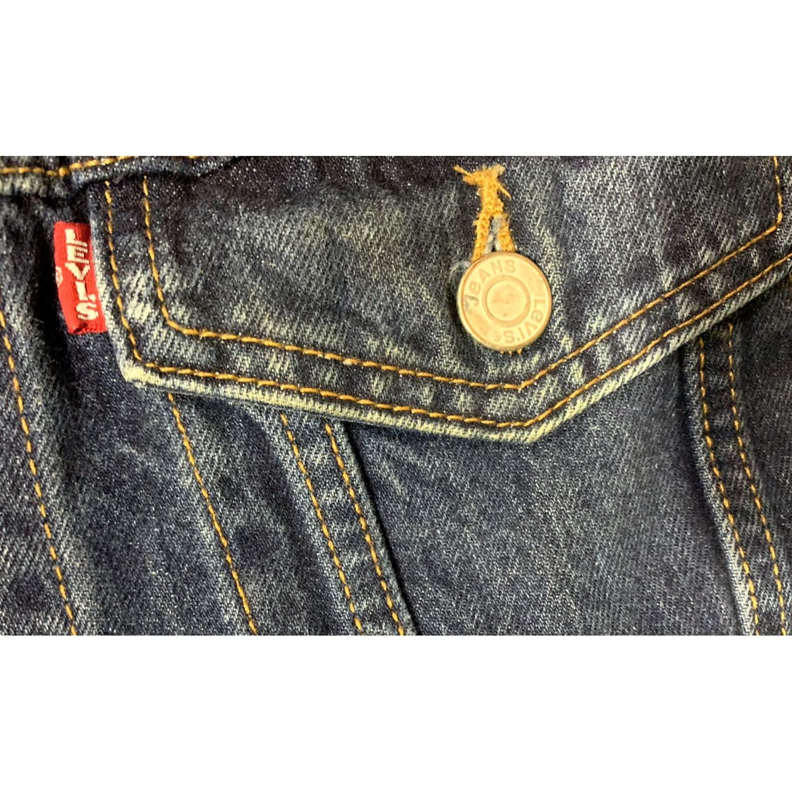 Levi's Levis Mens Trucker Jacket Medium Big E Denim Size US M / EU 48-50 / 2 - 2 Thumbnail
