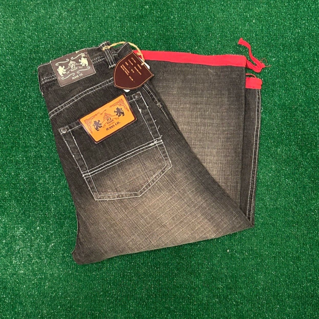 Vintage VINTAGE PJ MARK Baggy Skater Grunge Jean Shorts Mens Size 32 Jorts NWT VTG Y2K JNCO Cargo Pockets Black 32x19 Size US 32 / EU 48 - 5 Thumbnail