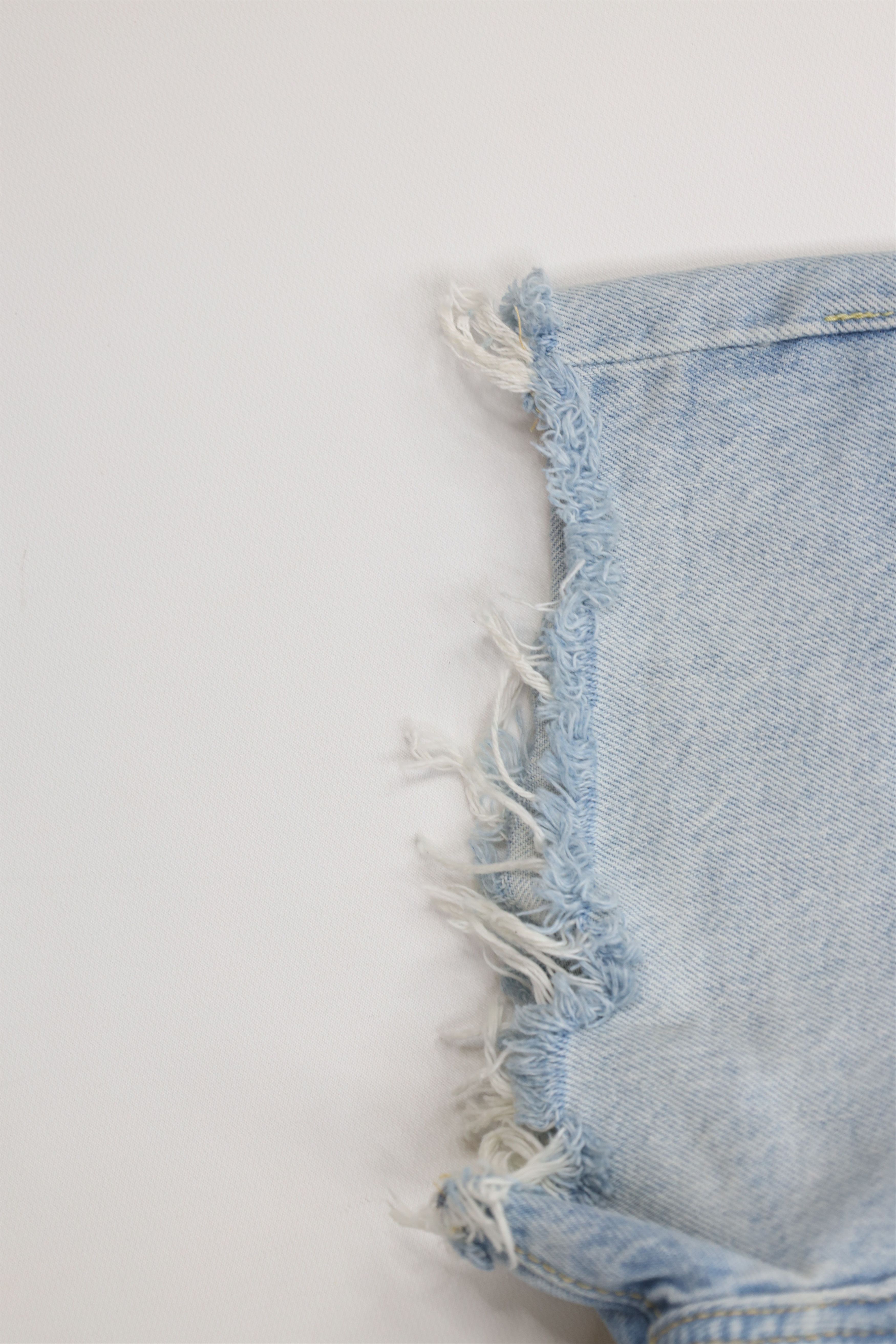 Levi's Vintage Y2K Levi 501xx Cut Off Denim Jean Shorts Jorts Blue Size 25" / US 0 / IT 36 - 5 Thumbnail