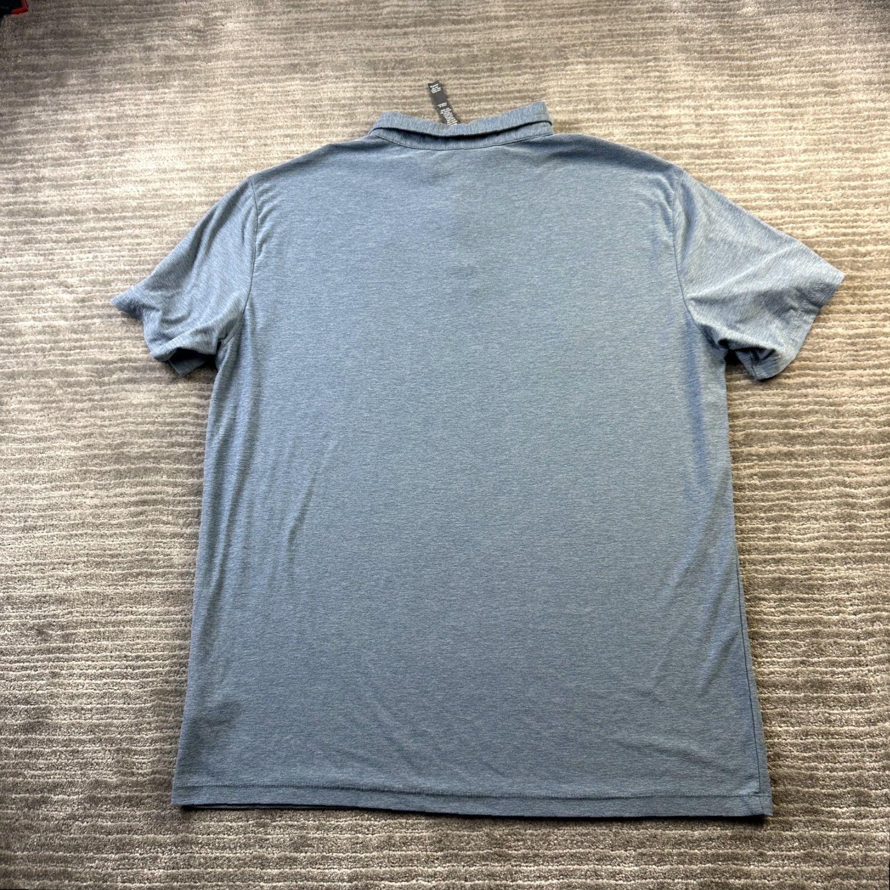 Vuori Vuori Polo Shirt Mens Large Blue Heather Strato Tech Dreamknit Size US XL / EU 56 / 4 - 2 Thumbnail