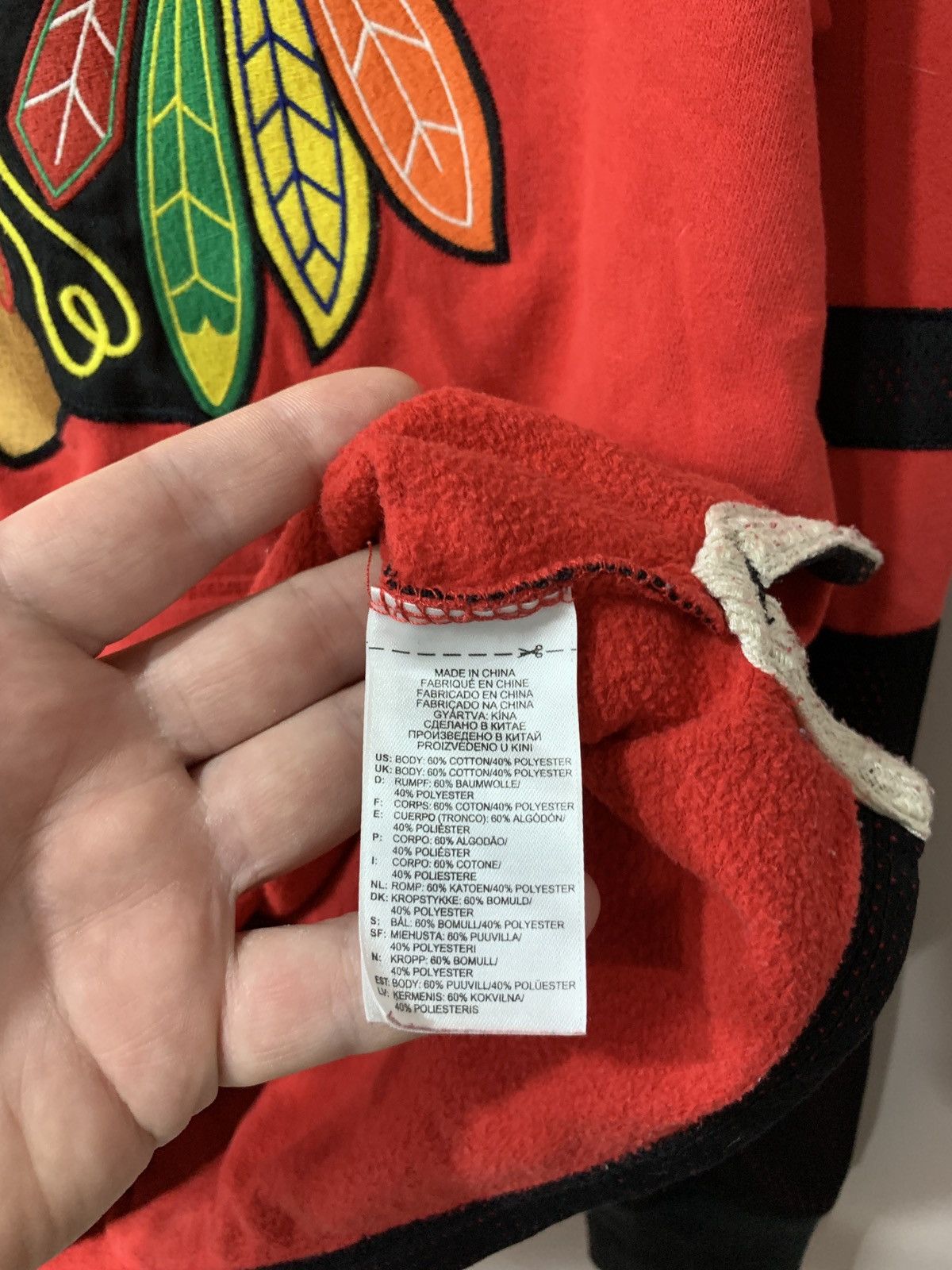 NHL Chicago Blackhawks Vintage Hockey Hoodie Jacket CCM NHL Sz S Size US S / EU 44-46 / 1 - 11 Thumbnail
