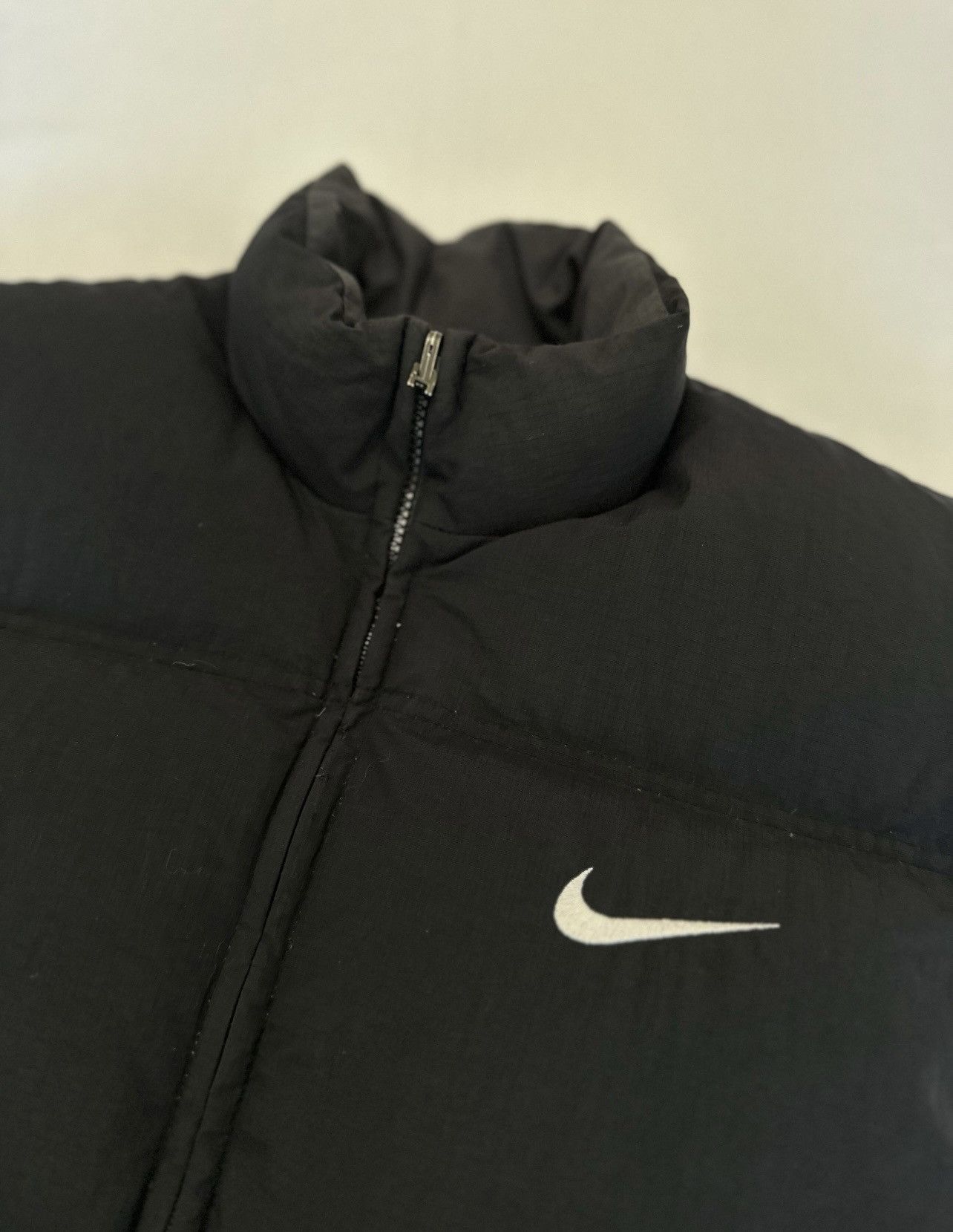 Nike × Vintage Rare Vintage Nike Down Puffer Vest Big Logo Size US S / EU 44-46 / 1 - 3 Thumbnail