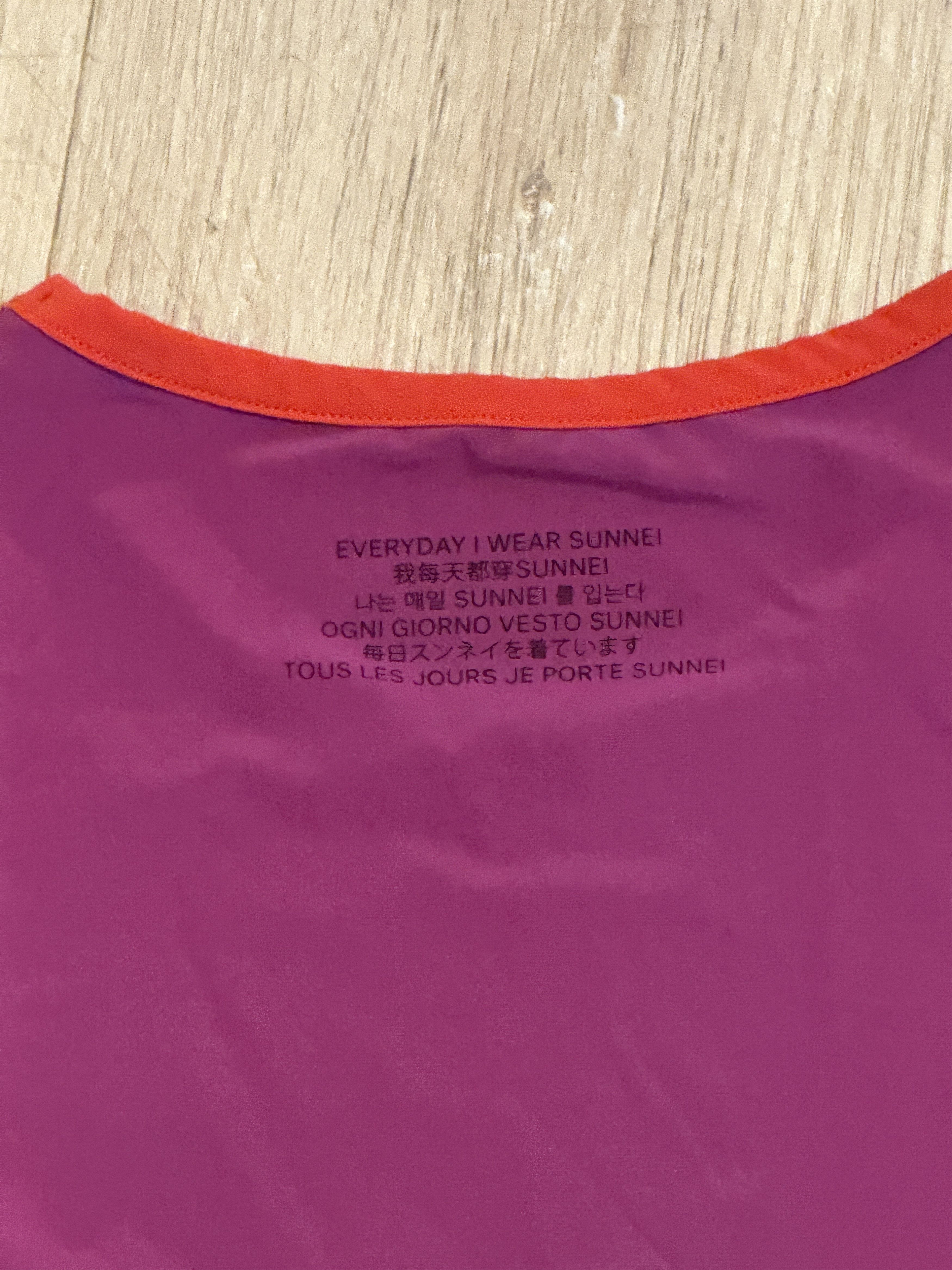 Sunnei Red and purple tight shirt Size US S / EU 44-46 / 1 - 3 Thumbnail