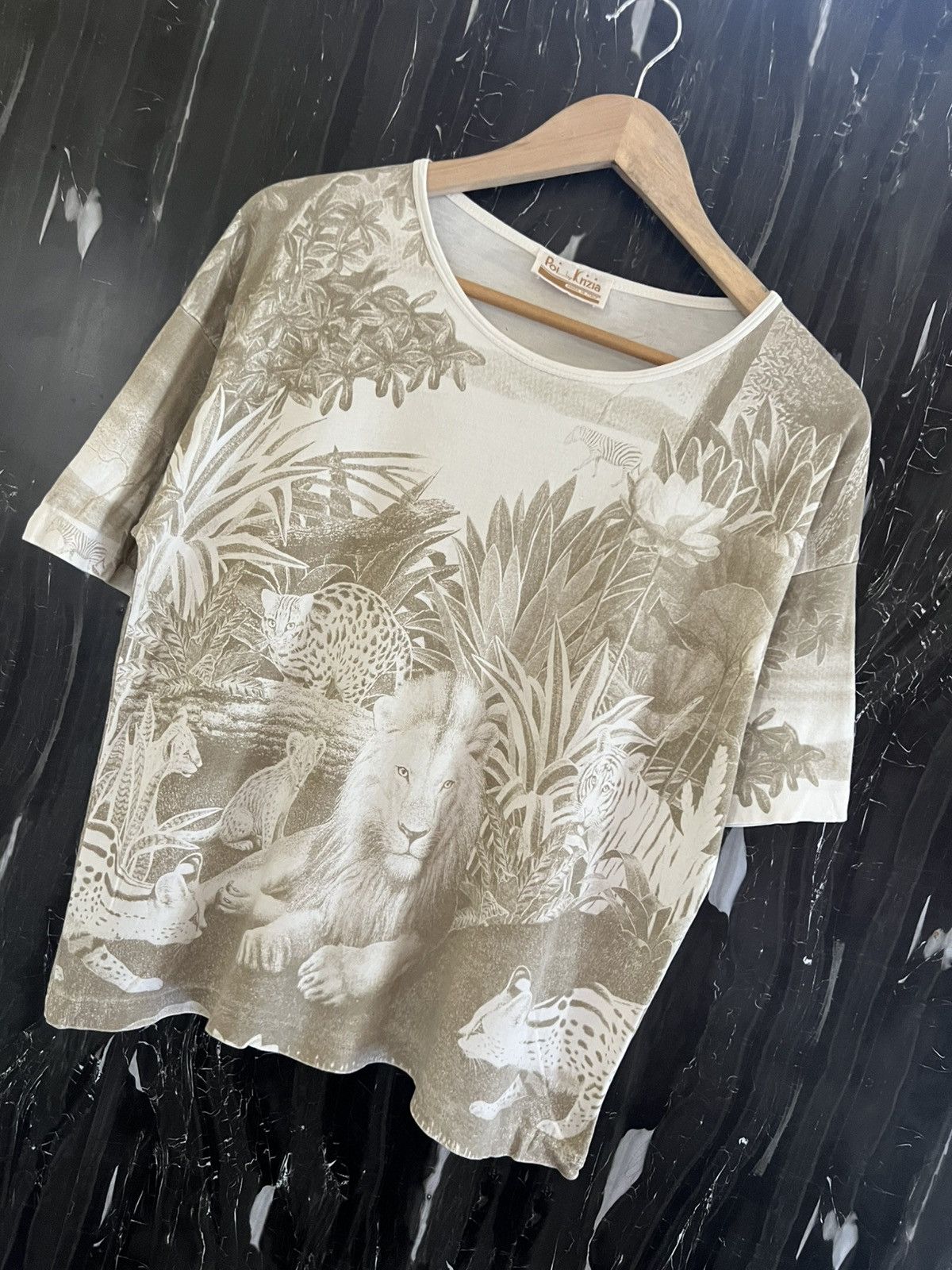 Krizia Uomo Krizia Vintage T-Shirt – Italian Designer Classic Size US XL / EU 56 / 4 - 5 Thumbnail
