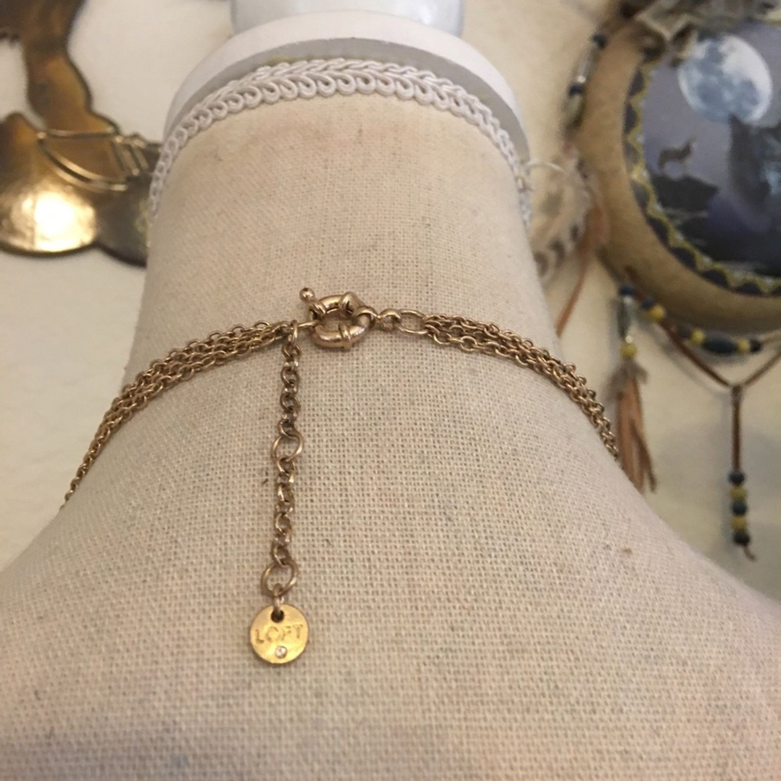 Loft Vintage LOFT quadruple layered gold chain necklace Size ONE SIZE - 5 Thumbnail