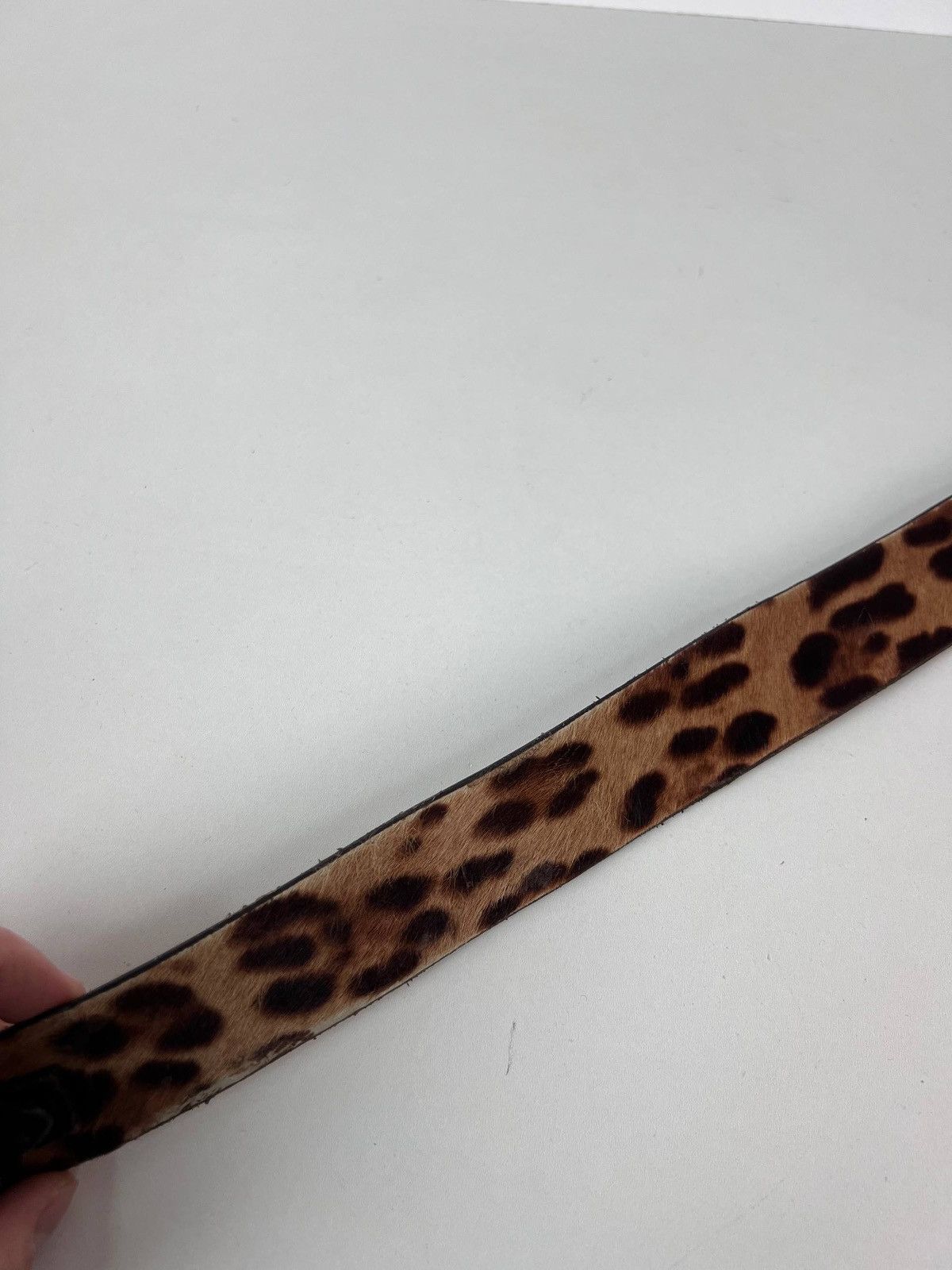 Dolce & Gabbana Dolce Gabbana Leopard leather belt woman Size ONE SIZE - 8 Thumbnail