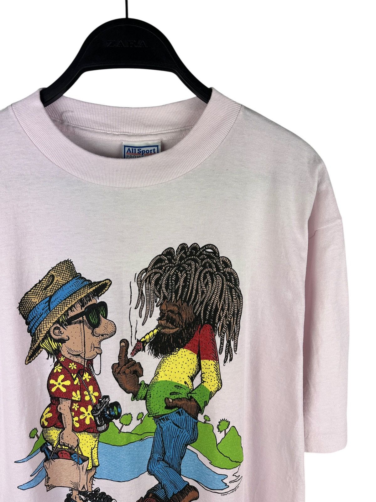 Vintage Vintage 1992 Same Sh*t Different Island Single Stitch Tee Size US XL / EU 56 / 4 - 3 Thumbnail
