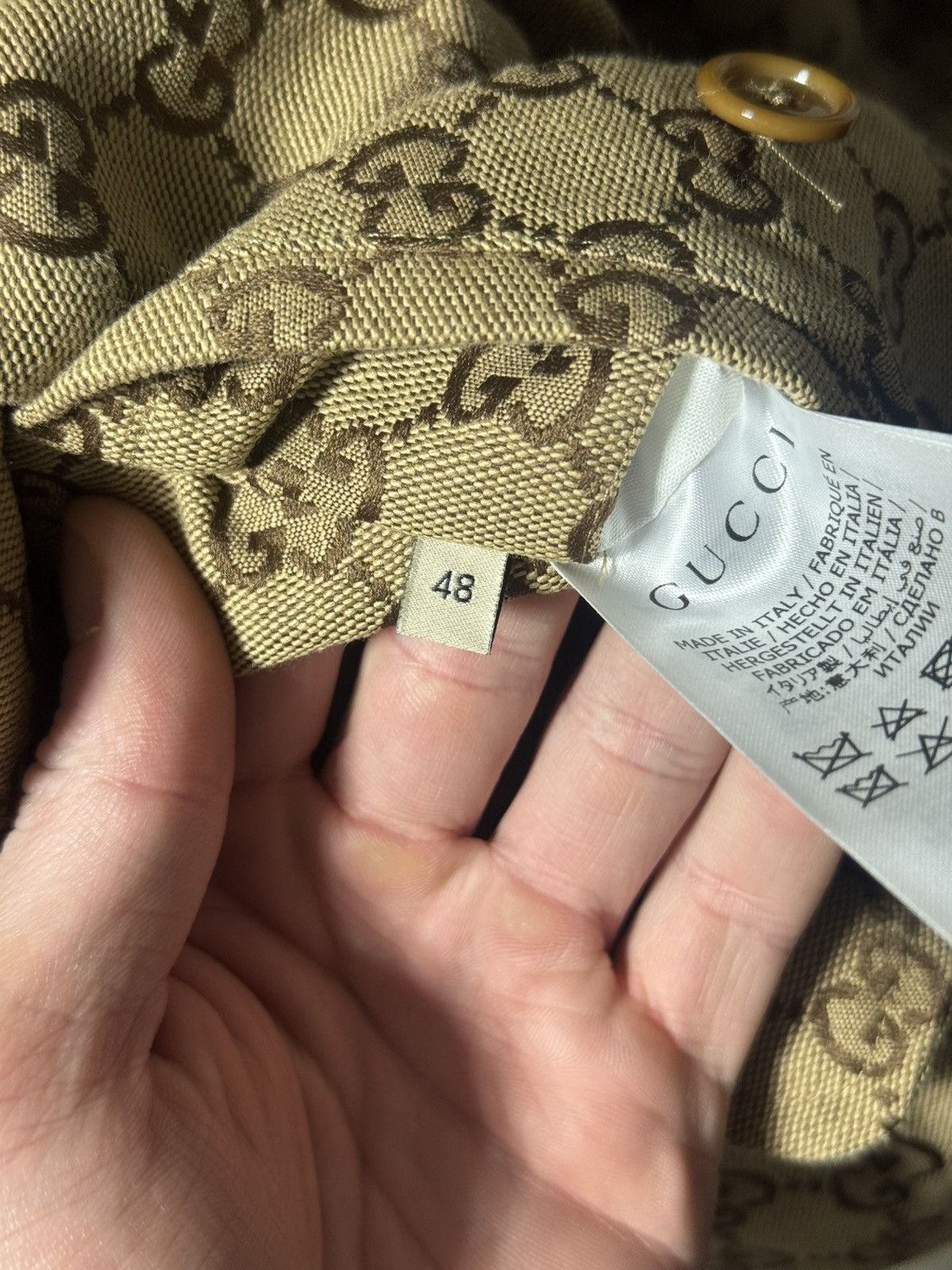 Gucci Gucci Reversible GG Jacket 'Light Brown' Size US M / EU 48-50 / 2 - 12 Thumbnail