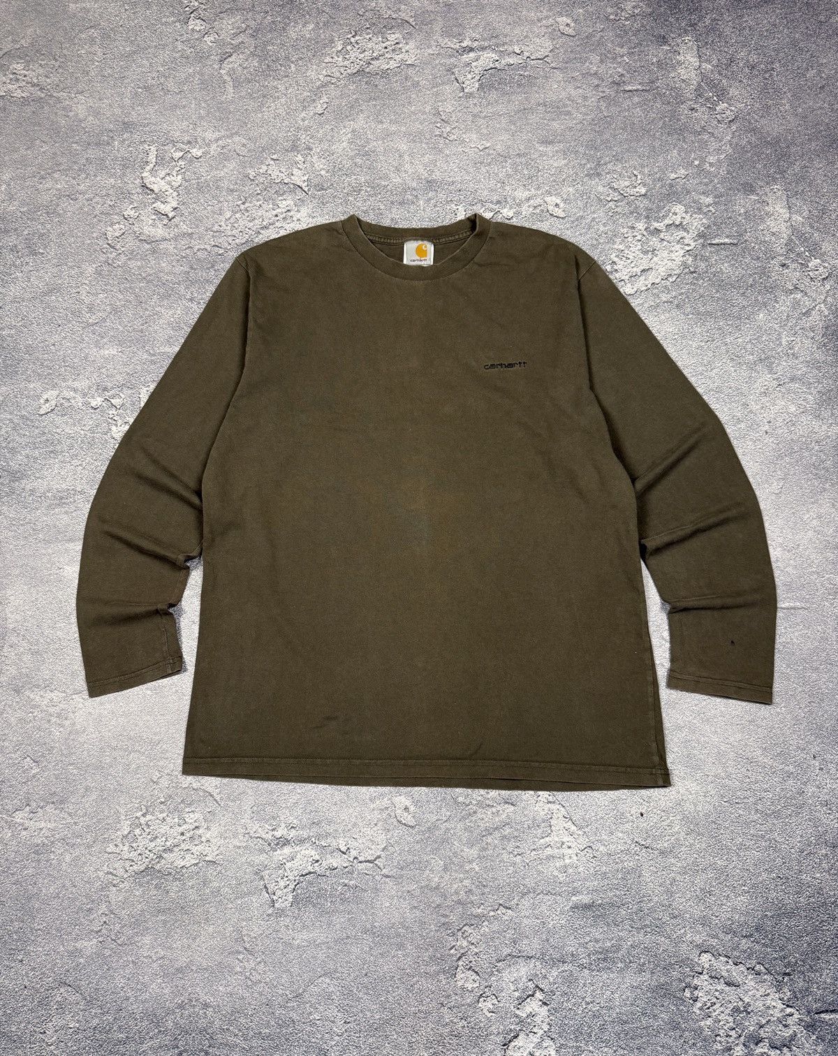 Carhartt × Vintage Vintage Y2k Carhartt Longsleeve Logo T-shirt Size US XL / EU 56 / 4 - 1 Thumbnail