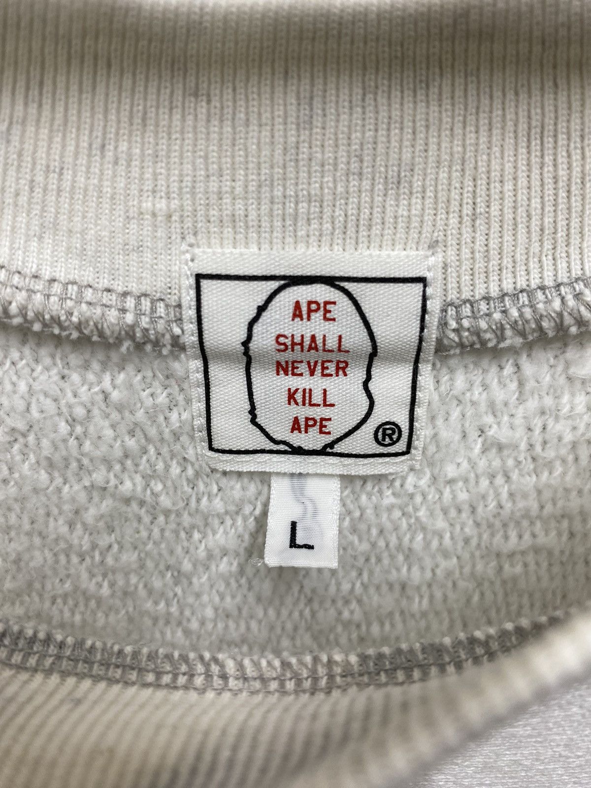 Bape × Vintage Vintage Bathing Ape 88 Sweatshirt Jumper Crewneck Size Large Size US L / EU 52-54 / 3 - 11 Thumbnail