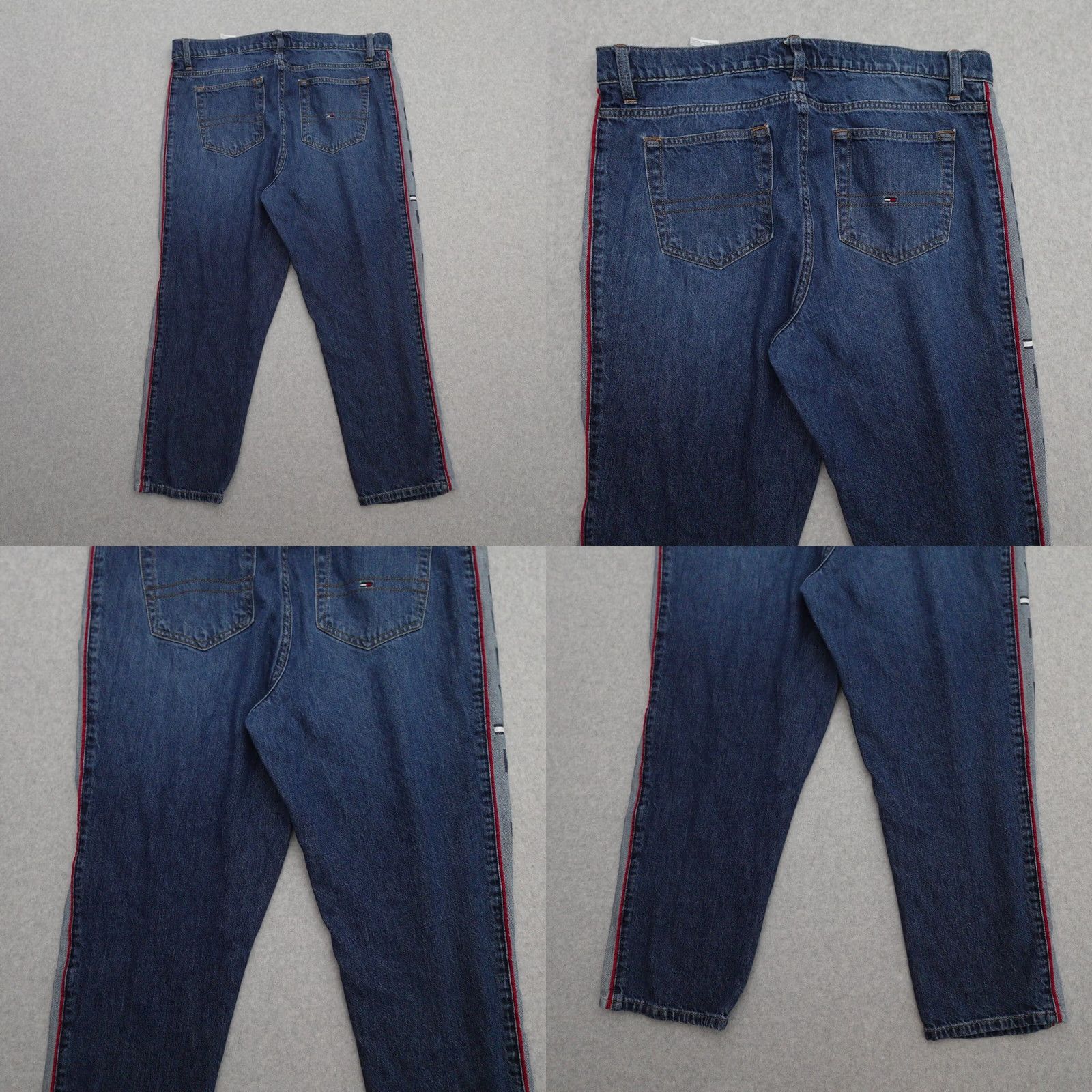 Tommy Hilfiger Tommy Hilfiger Jeans Womens 14 Capri Side Tape Vertical Spellout Size 36" / US 14 / IT 50 - 9 Thumbnail