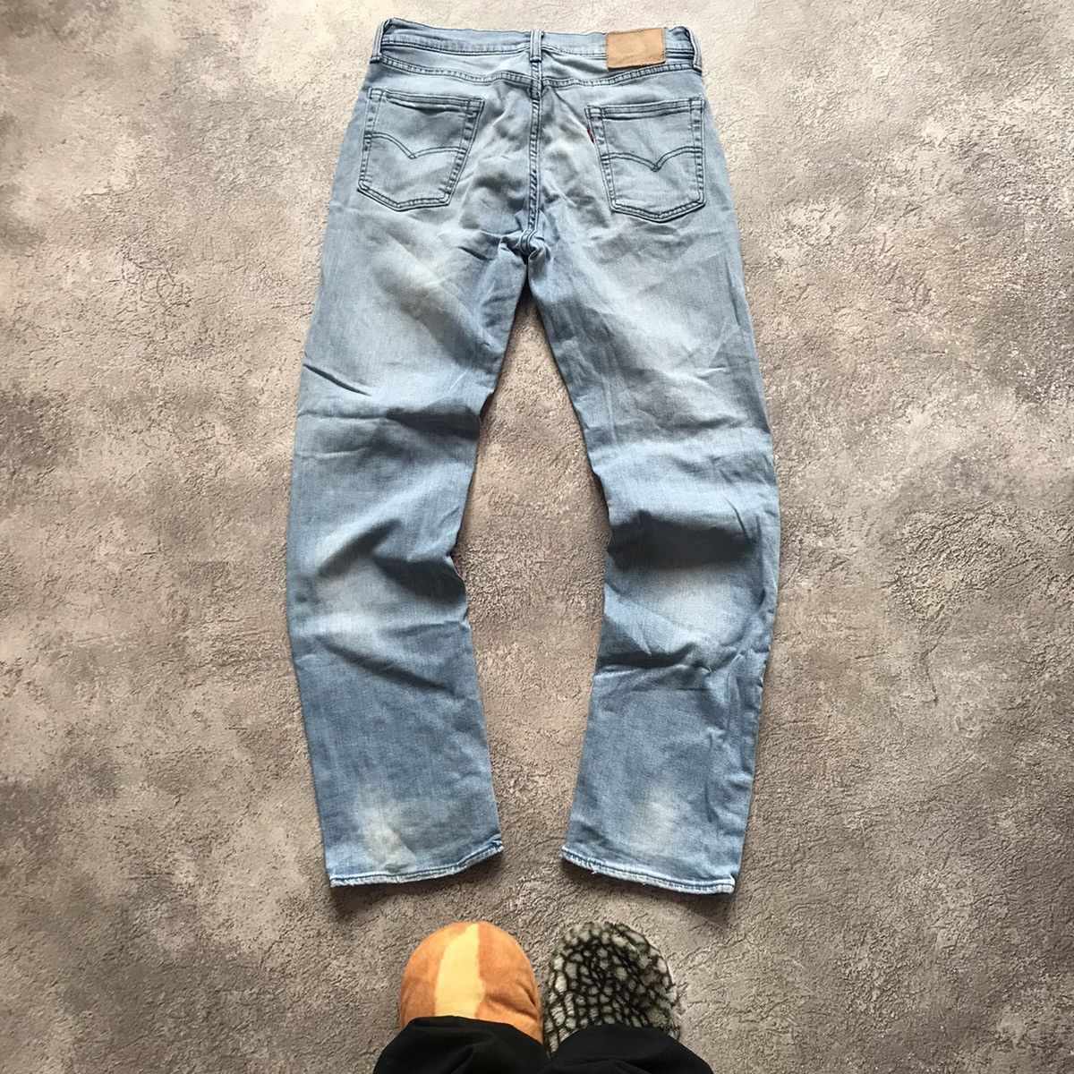 Vintage Vintage 90s Levis Distressed Baggy Jeans Thrashed Grunge 31 Size US 31 - 2 Thumbnail