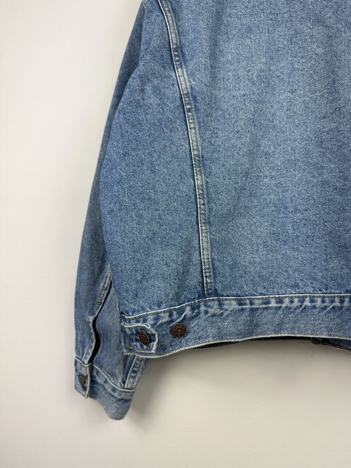 Levi's × Vintage Vintage 90’s Levi's Washed Blue Denim Trucker Jacket Size US M / EU 48-50 / 2 - 14 Thumbnail