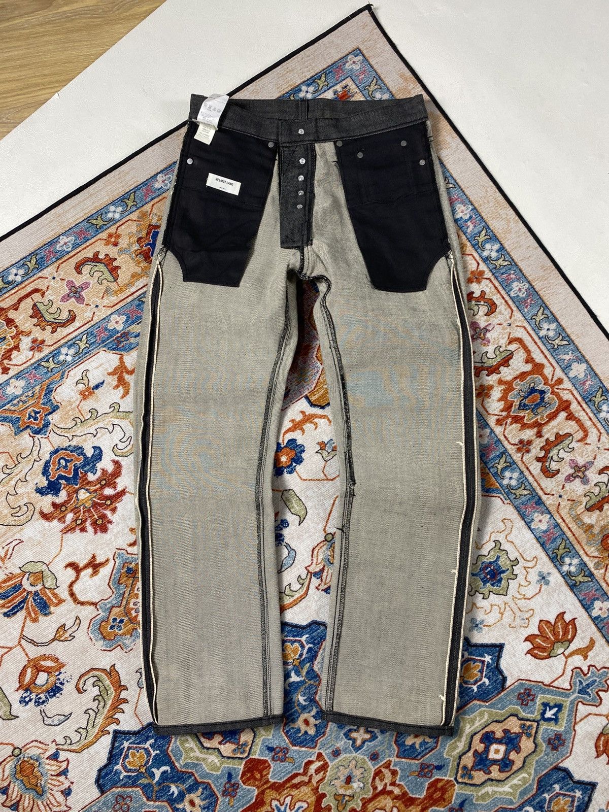 Helmut Lang Helmut lang new york selvedge straight jeans pants Size US 30 / EU 46 - 16 Thumbnail