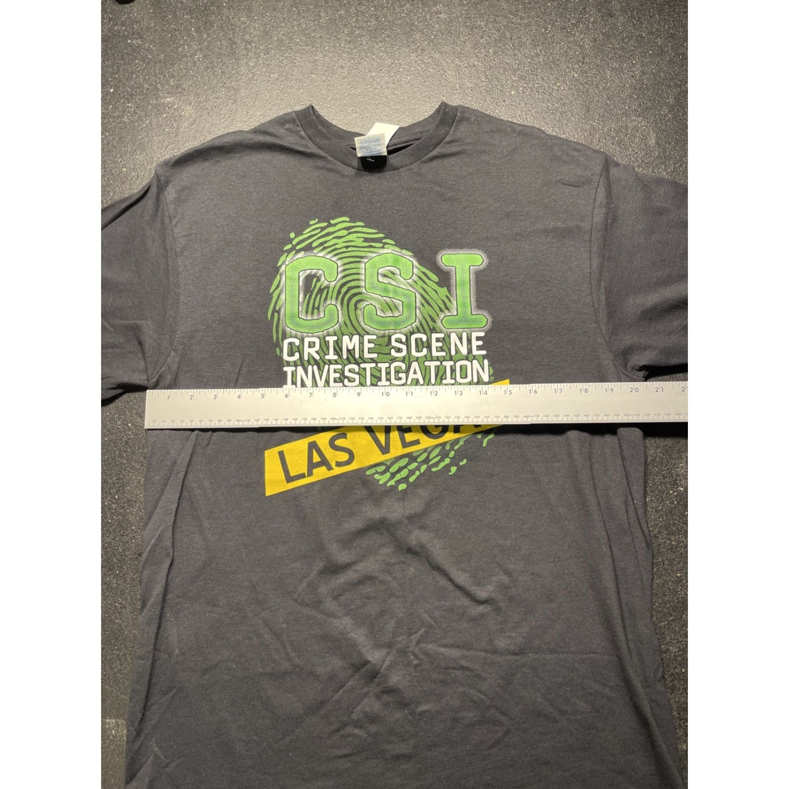 Delta VINTAGE Delta CSI Las Vegas T Shirt Black L Short Sleeve Graphic Tee 1990s Y2K New With Tags Mens Size US L / EU 52-54 / 3 - 7 Thumbnail