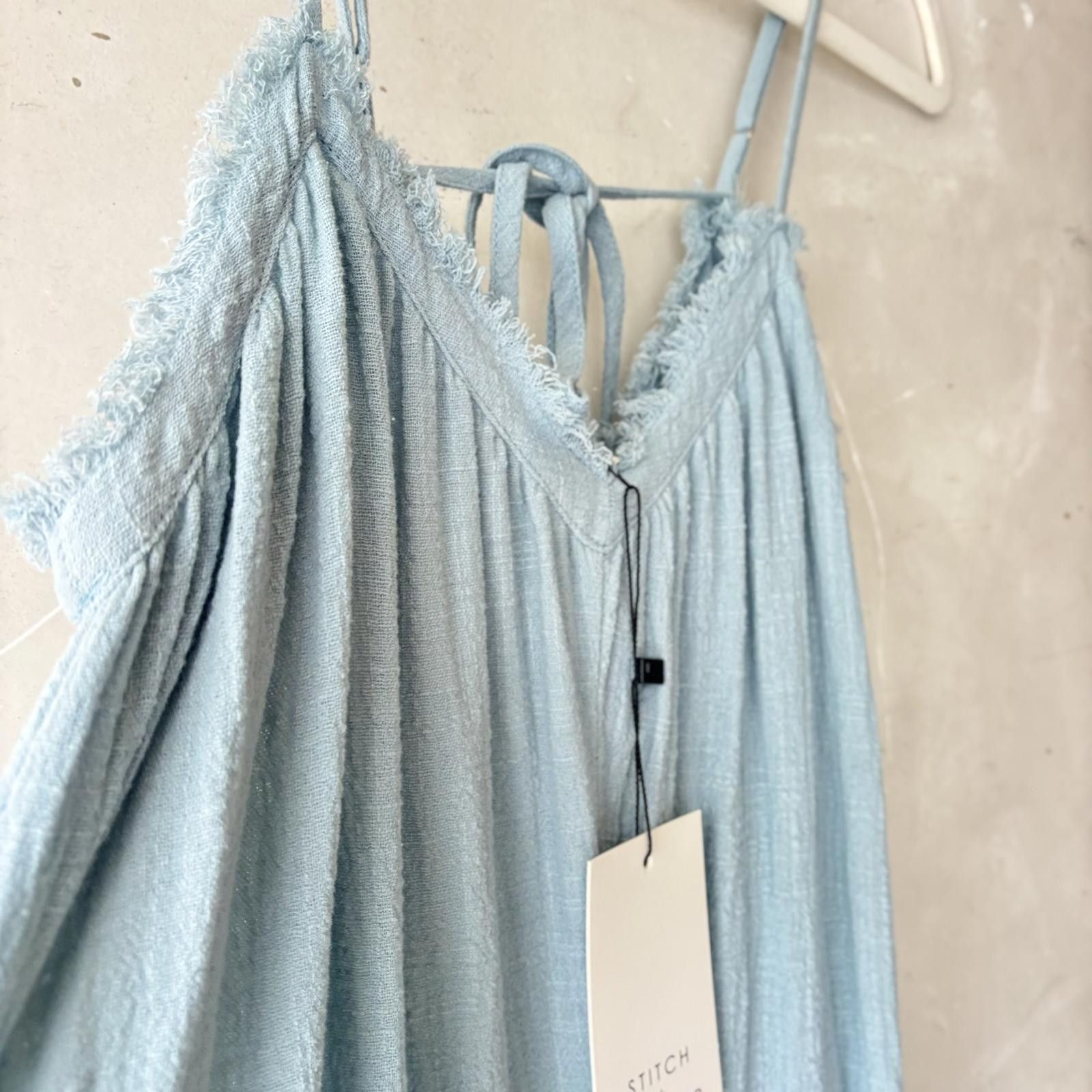 Other Stitch and Feathers Light Blue Women's Jumpsuit Size 32" / US 10 / IT 46 - 5 Thumbnail