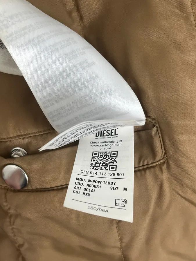 Diesel 2010s Diesel Hybrid Army Faux Fur Bomber Jacket Size US M / EU 48-50 / 2 - 9 Thumbnail
