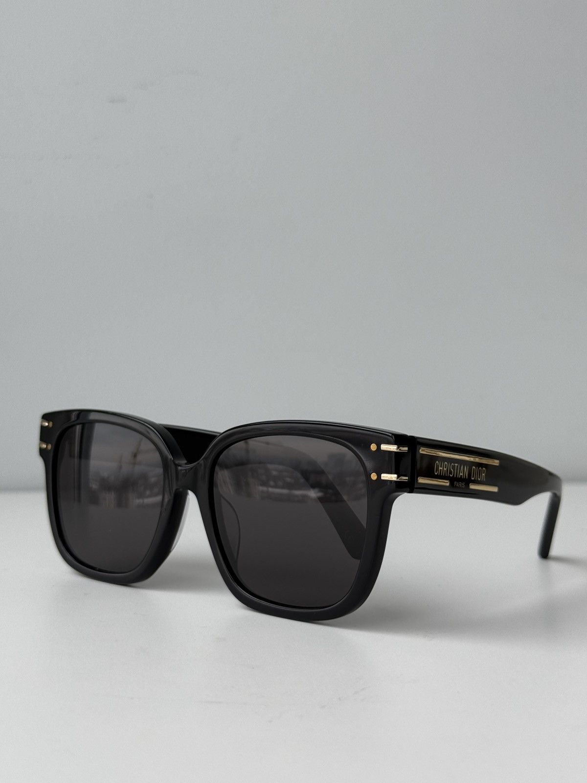 Dior Christian Dior DIORSIGNATURE S7FBlack Square Sunglasses Size ONE SIZE - 7 Thumbnail