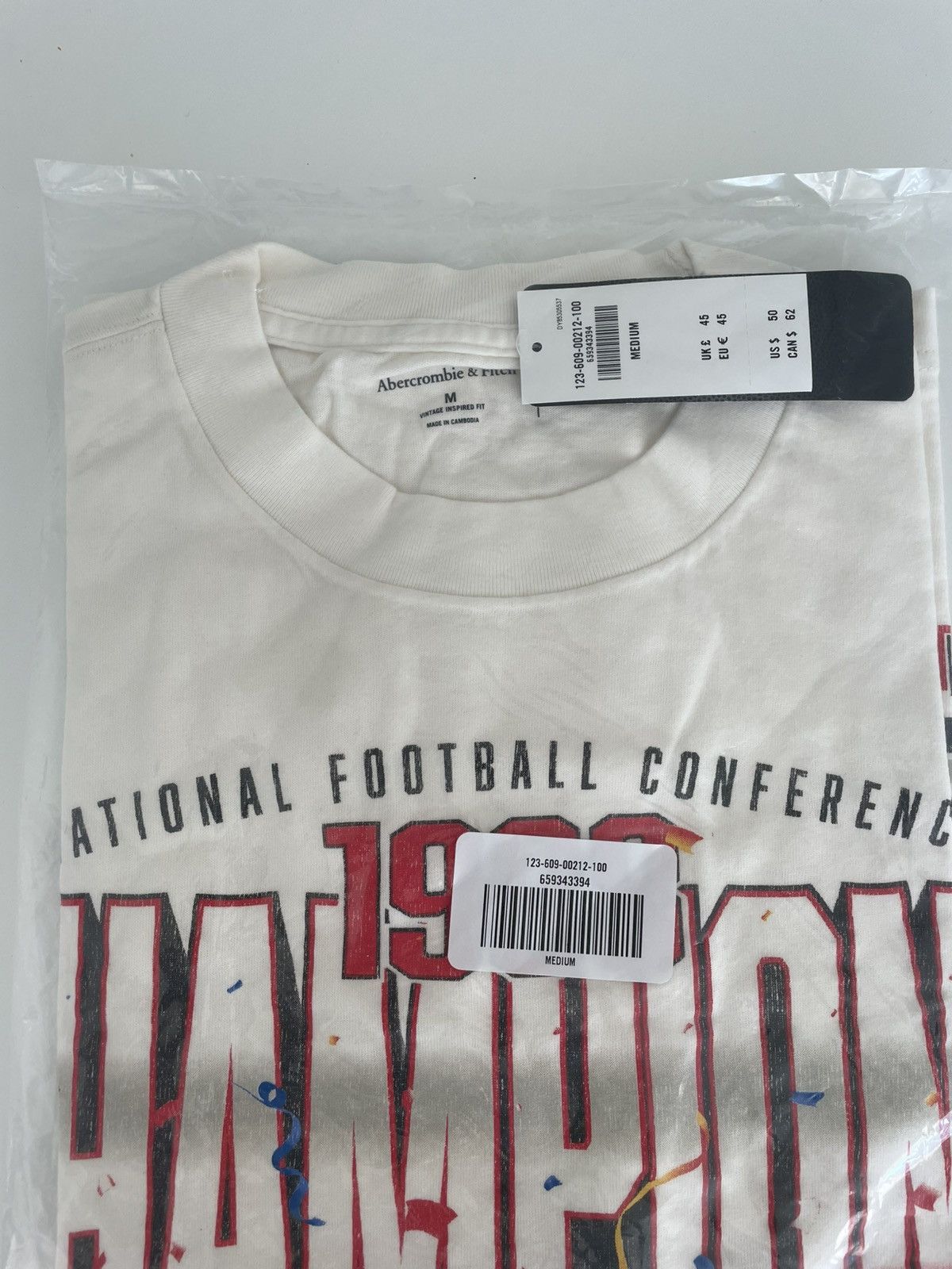 Abercrombie & Fitch Abercrombie Atlanta Falcons Tee Size US M / EU 48-50 / 2 - 2 Thumbnail