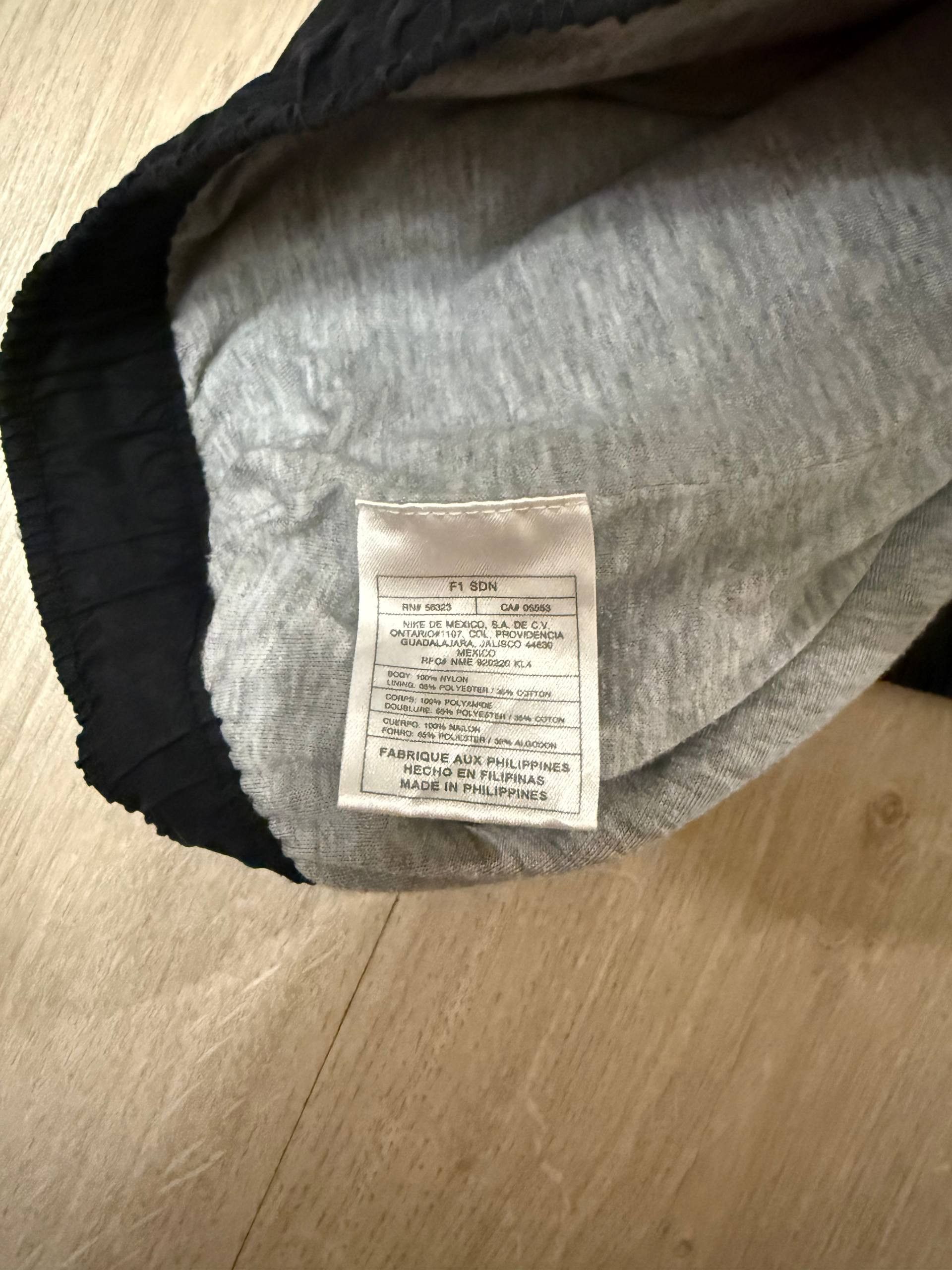 Nike Vintage NIKE Y2K WIDE LEG LOOSE Black SWEATPANTS 90s Size L Size US 34 / EU 50 - 6 Thumbnail