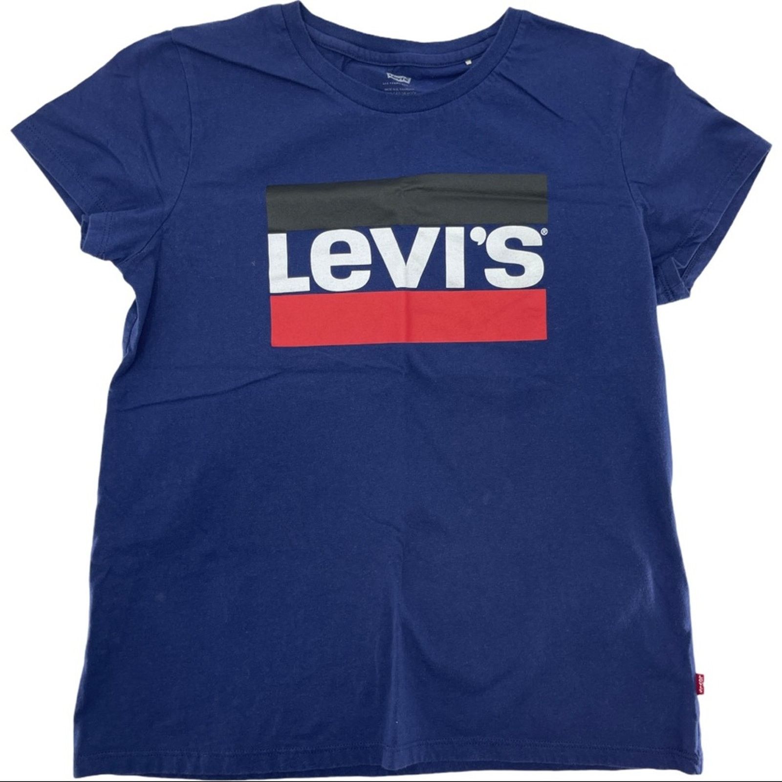 Levi's Levi’s Women's Navy Short Sleeve Graphic Logo T-Shirt Size M Size M / US 6-8 / IT 42-44 - 7 Thumbnail