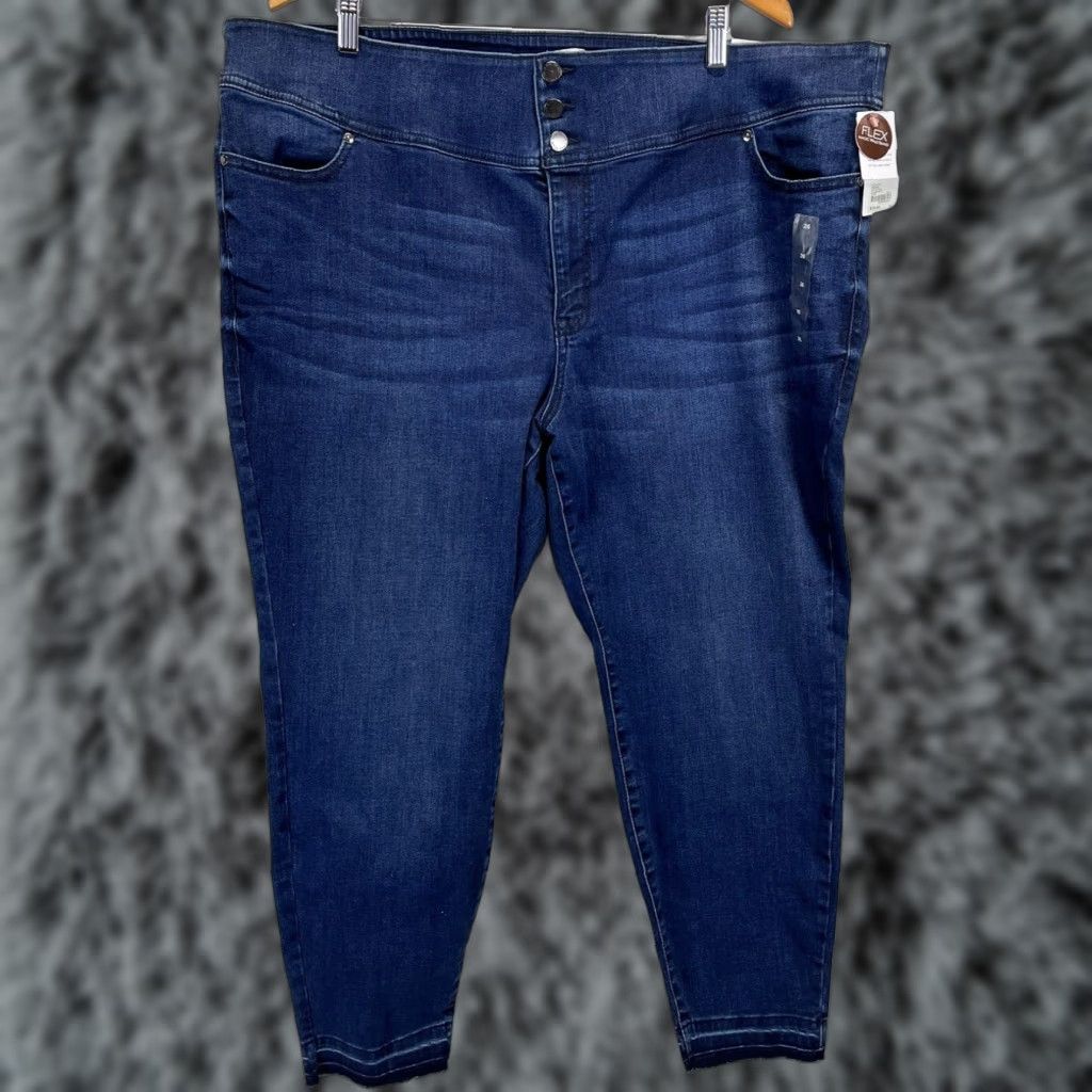 Vintage Lane Bryant High Rise Jegging Jeans Blue Plus Size 26 Women Size 26" / US 2 / IT 38 - 1 Thumbnail