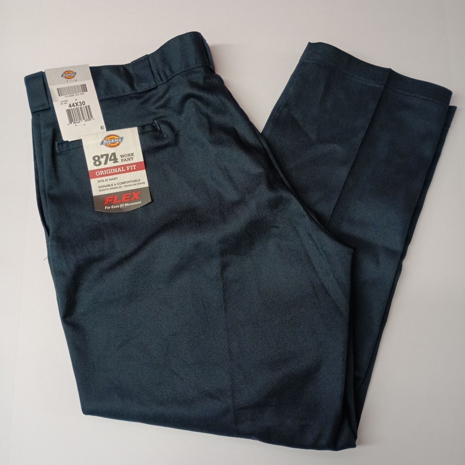 Dickies Dickies 874 Work Pants Men's 44x30 Flex Blue Original Fit Size US 44 / EU 60 - 1 Thumbnail