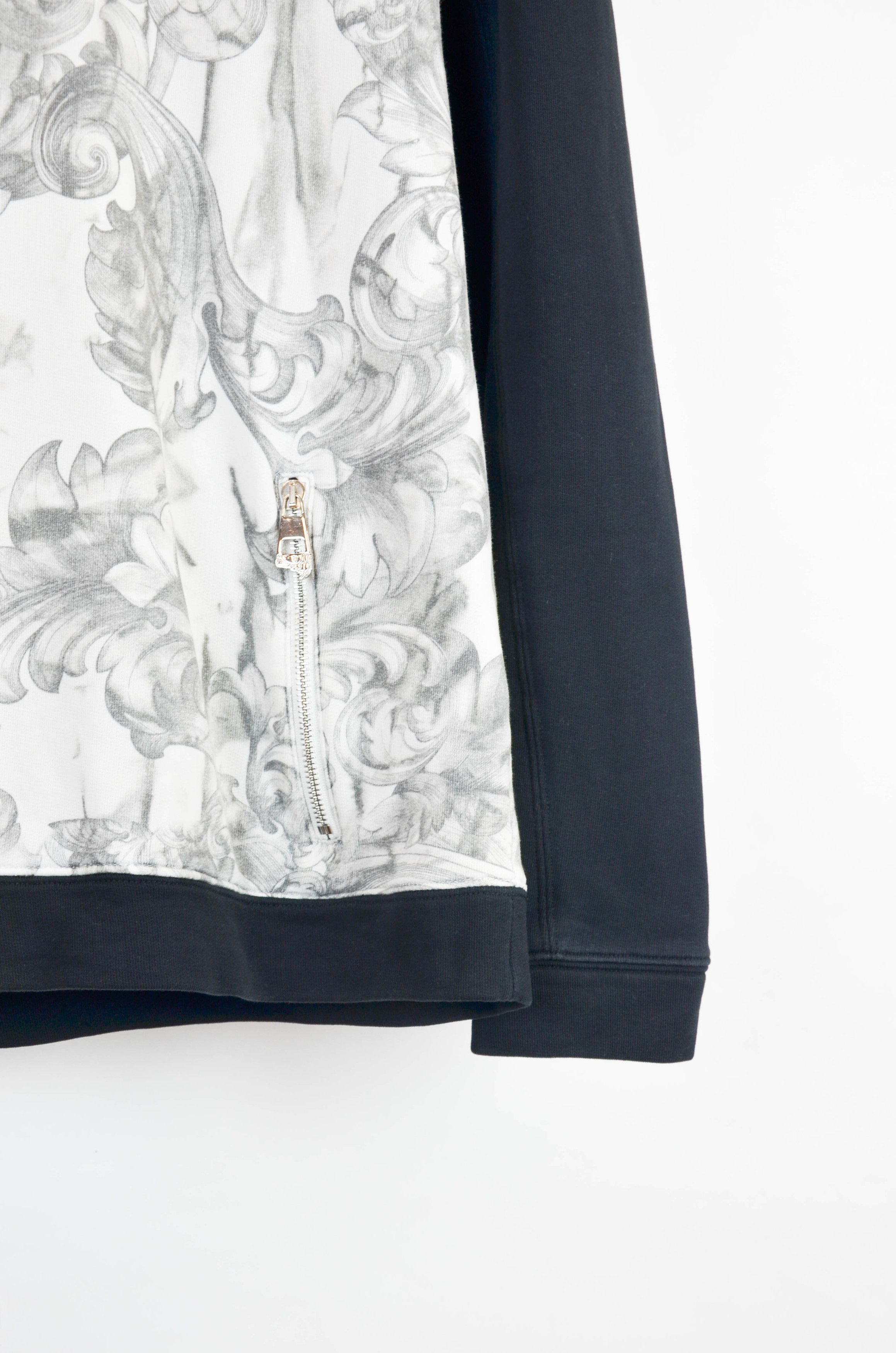 Versace Versace Collection Baroque Print Half-Zip Hoodie – Size L Size US L / EU 52-54 / 3 - 3 Thumbnail