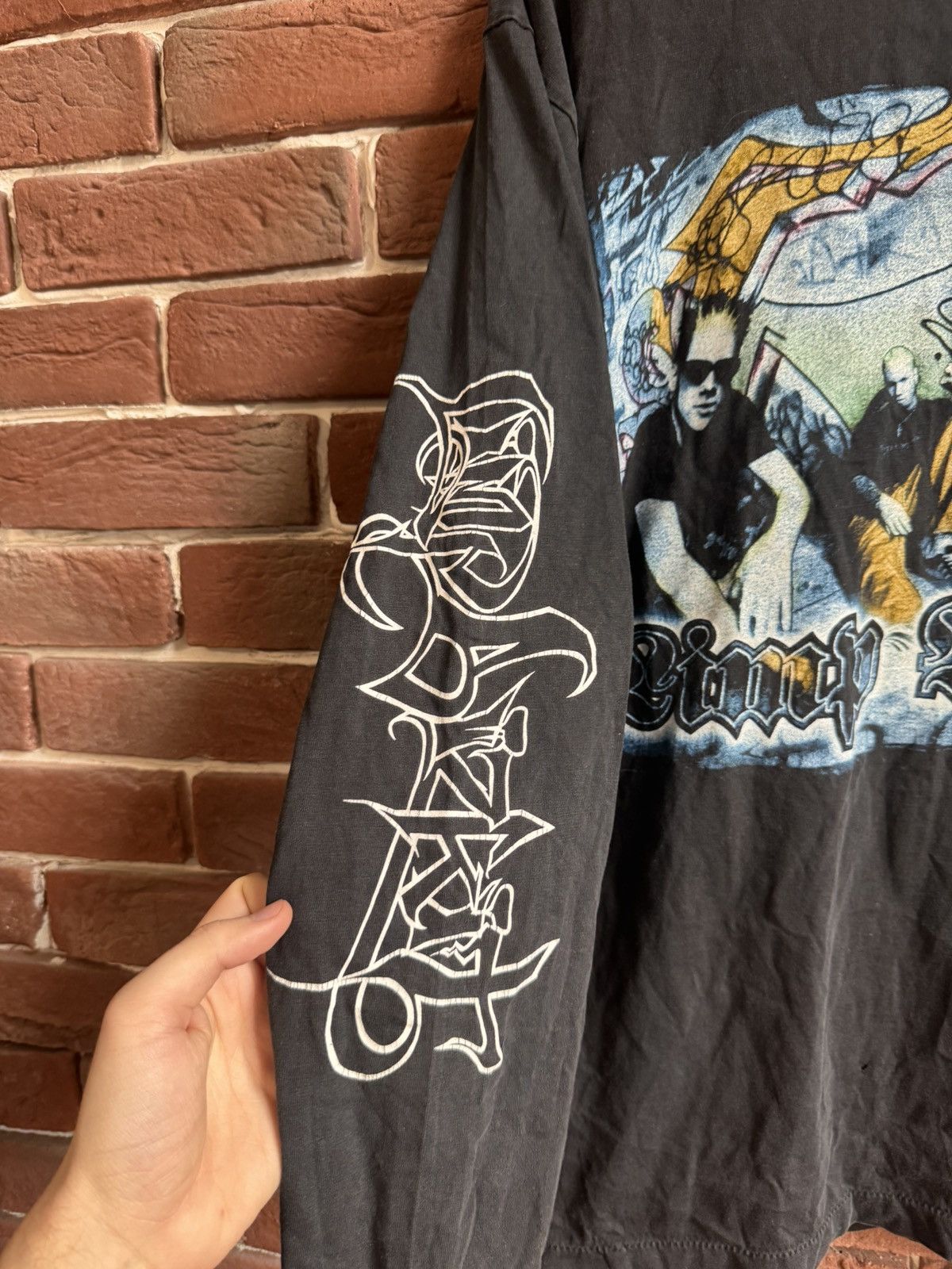 Band Tees Limp Bizkit Vintage Band Tee l Washed Black Rap Rock Size US L / EU 52-54 / 3 - 3 Thumbnail