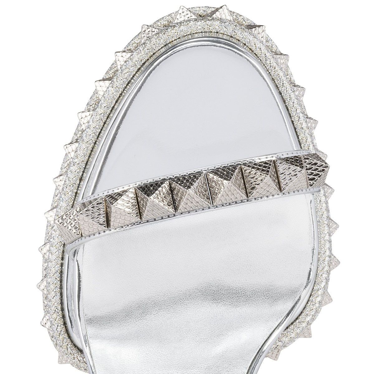 Christian Louboutin o1s1wg110325 Superaclou 130 in Silver Size US 6 / IT 36 - 5 Thumbnail