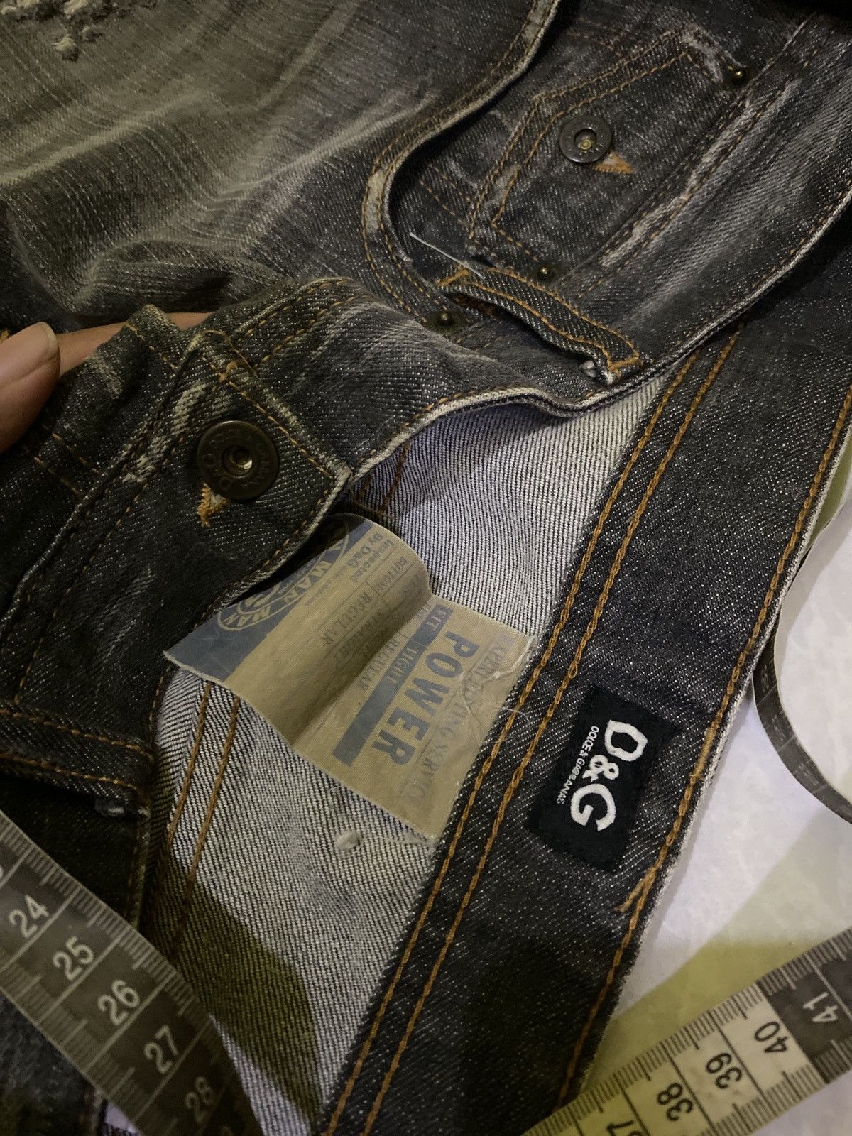 Dolce & Gabbana ripped stitch denim Size US 30 / EU 46 - 3 Thumbnail