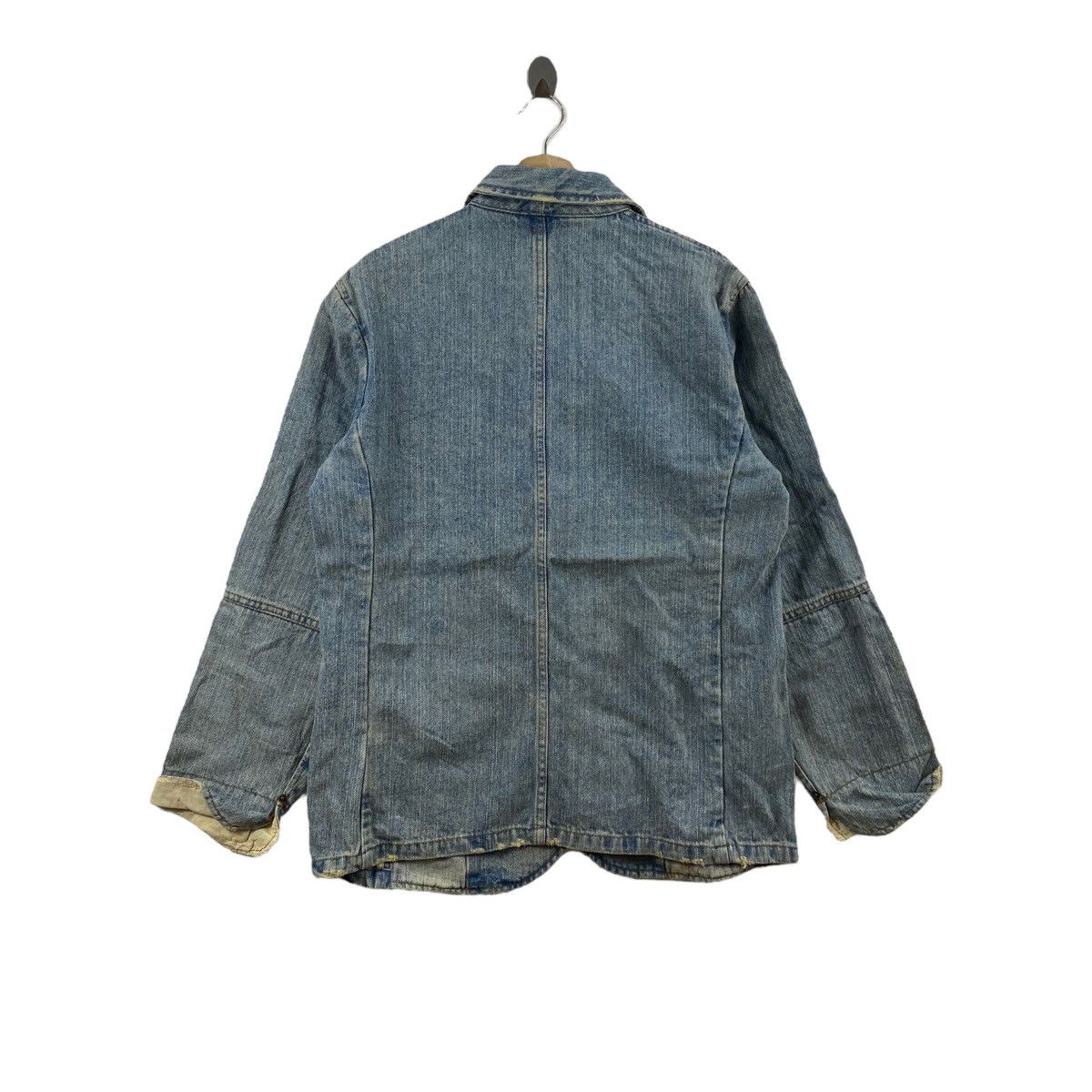 Vintage Vintage 90s SNOOTY Italian Brand Blue Jeans Coat Jacket Size US L / EU 52-54 / 3 - 3 Thumbnail