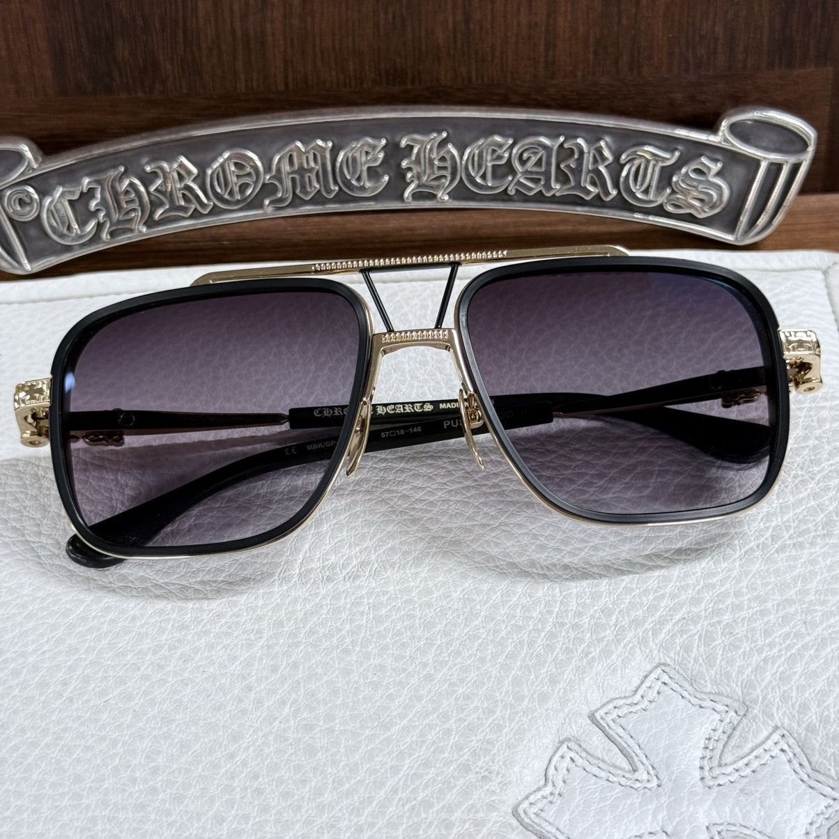 Chrome Hearts Chrome Hearts - Road Head Sunglasses | Grailed