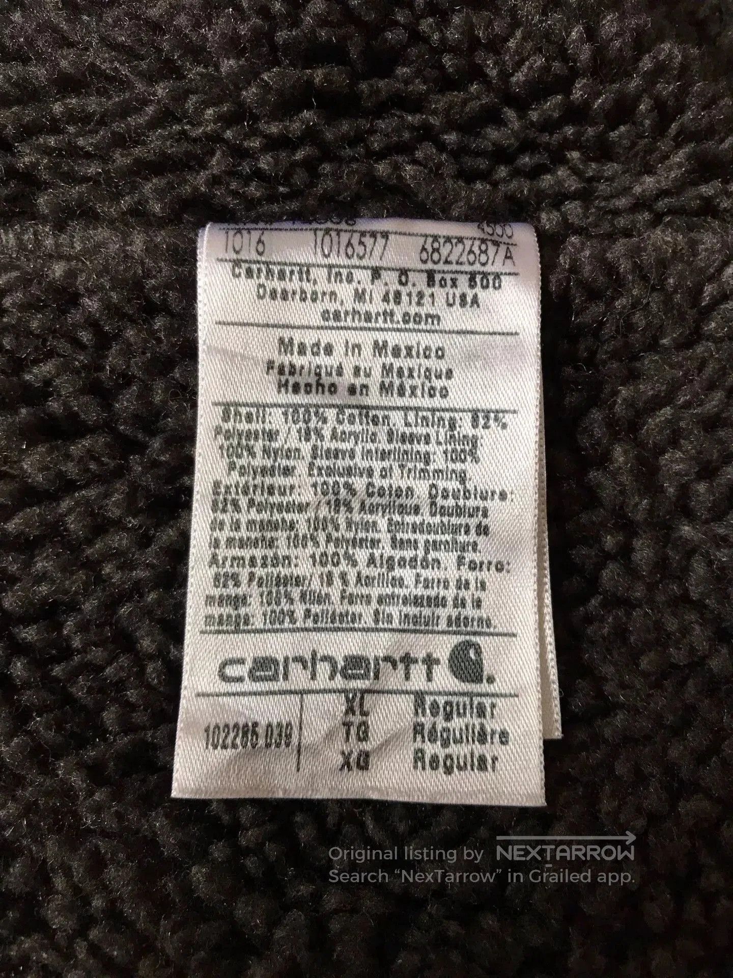 Carhartt Carhartt 102285 Washed Canvas Hooded Jacket. Size US XL / EU 56 / 4 - 9 Thumbnail