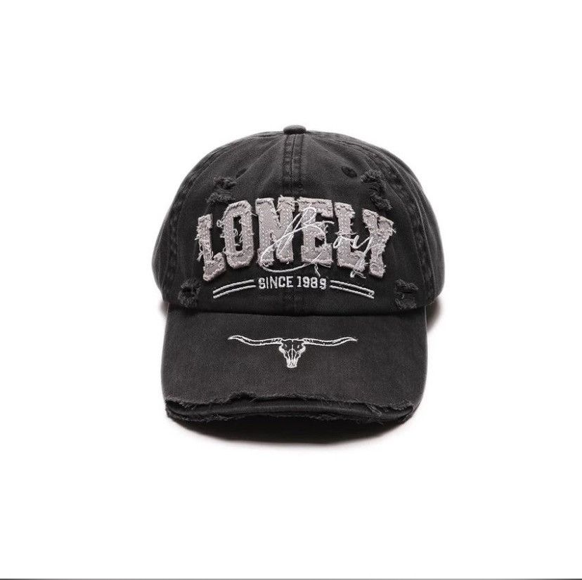 G59 Records Demo Demon Cap Lonely Boy Black Distressed Size ONE SIZE - 1 Thumbnail