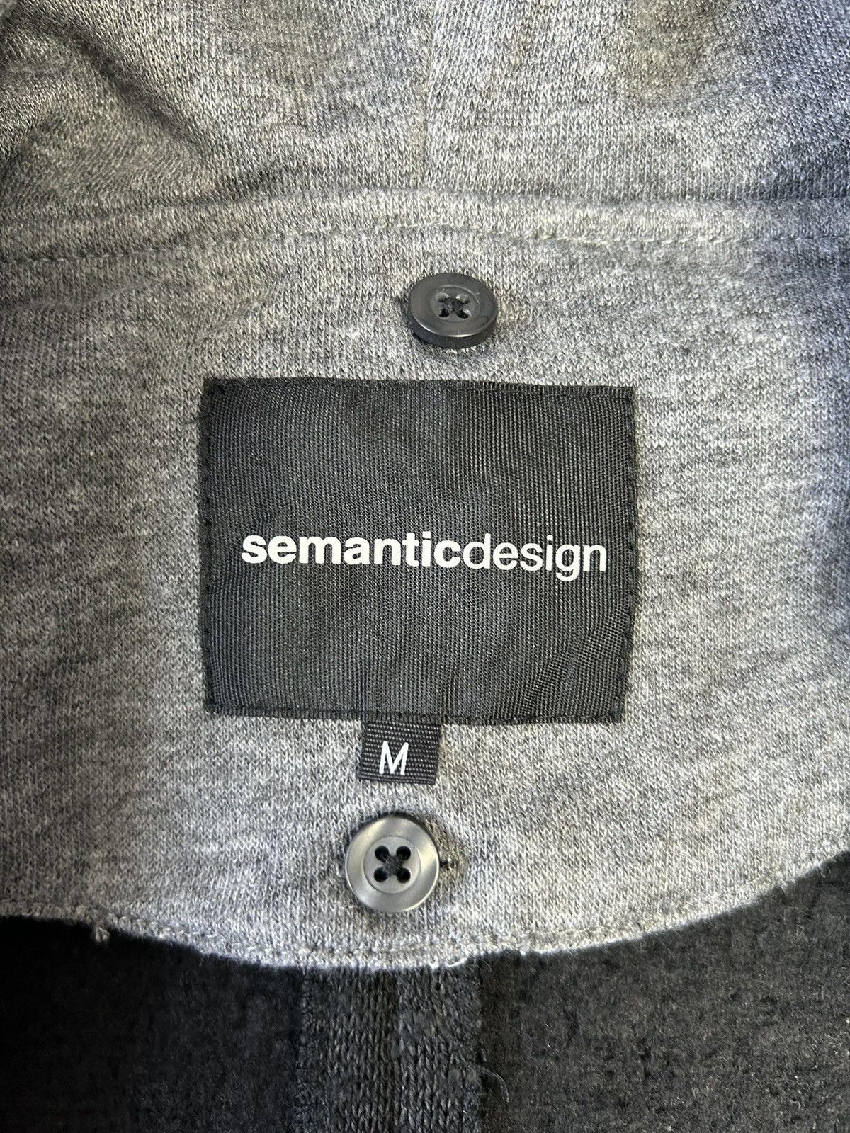 semanticdesign SEMANTIC DESIGN LONG JACKET WITH ATTACHED HOODIE Size US M / EU 48-50 / 2 - 5 Thumbnail