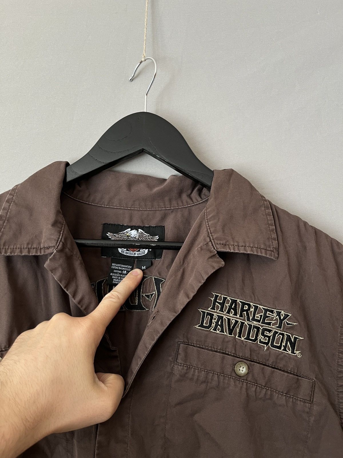 Harley Davidson Harley Davidson Short Sleeve Big Logo Shirt Size US M / EU 48-50 / 2 - 4 Thumbnail