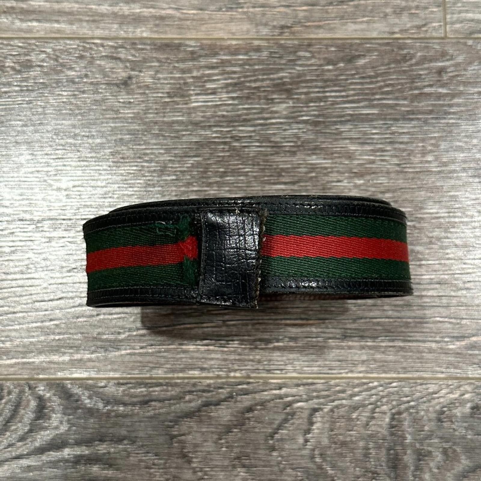 Gucci Gucci Leather and Fabric Belt – No Buckle – 5/10 Condition Size ONE SIZE - 1 Thumbnail