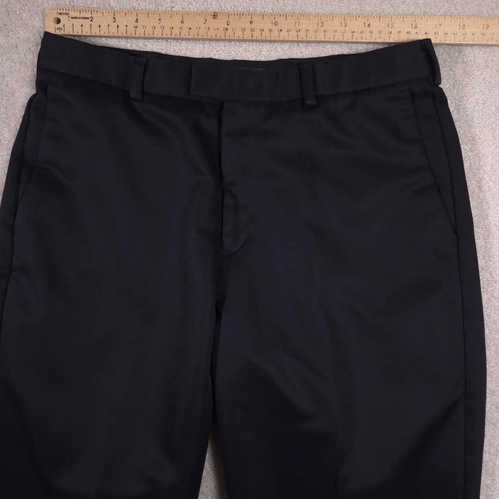 Dockers Dockers Premium Dress Pants Mens 34x31.5 Blue Flat Front Straight Leg Business Size US 34 / EU 50 - 6 Thumbnail